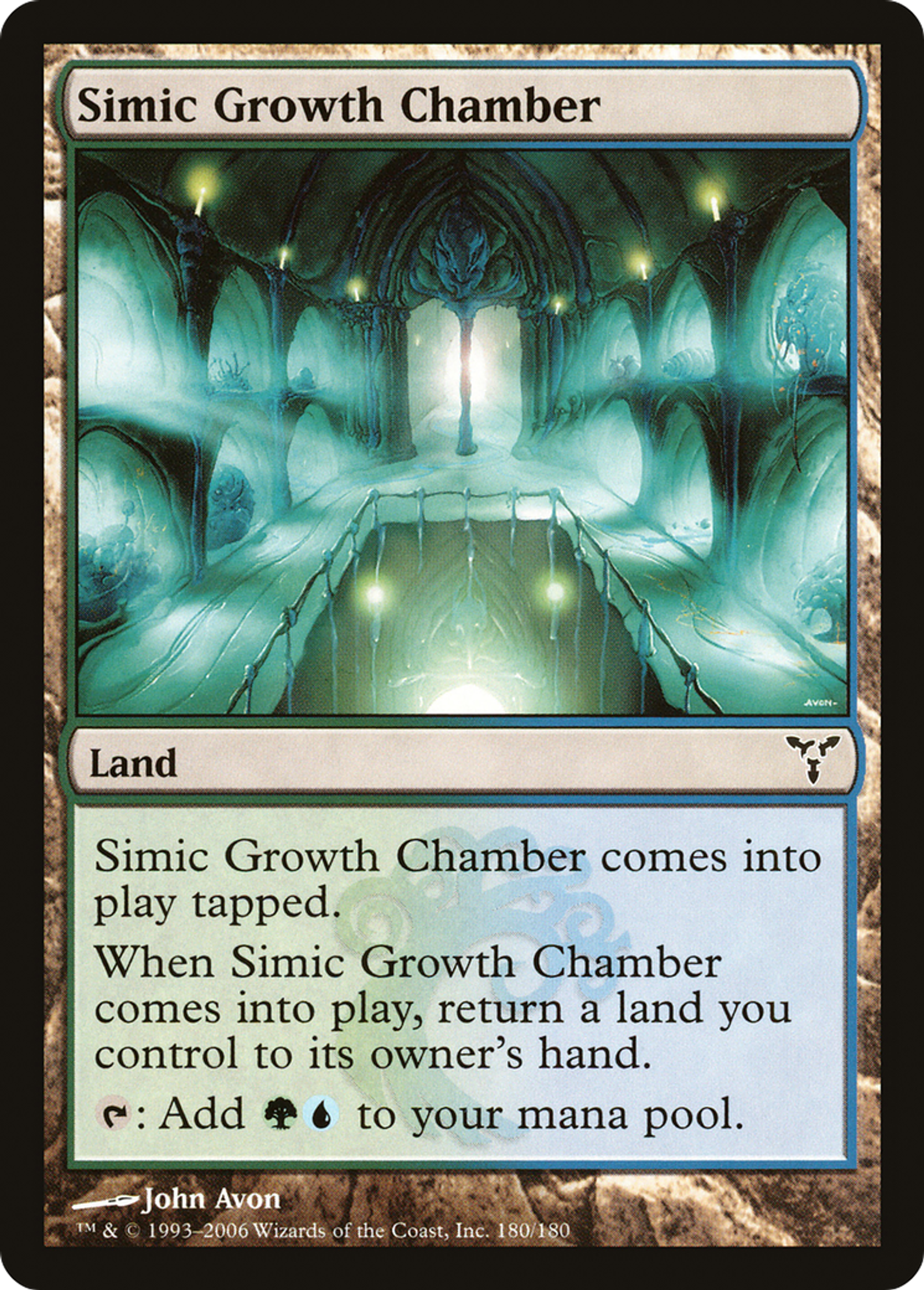 Simic Growth Chamber — Dissension — Magic: The Gathering