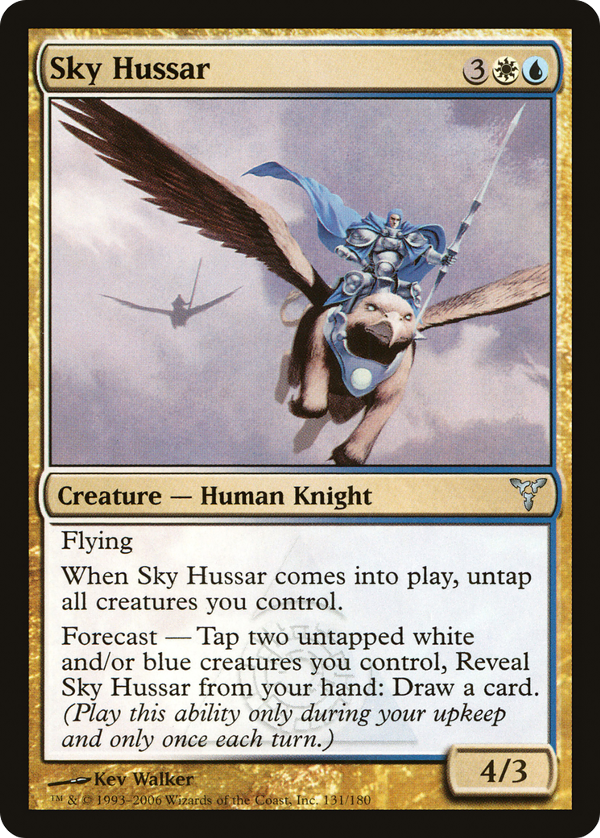 Sky Hussar — Dissension — Magic: The Gathering