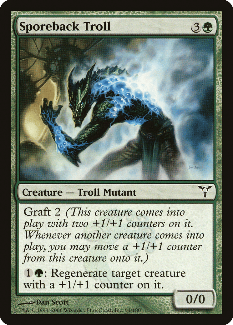 Sporeback Troll — Dissension — Magic: The Gathering