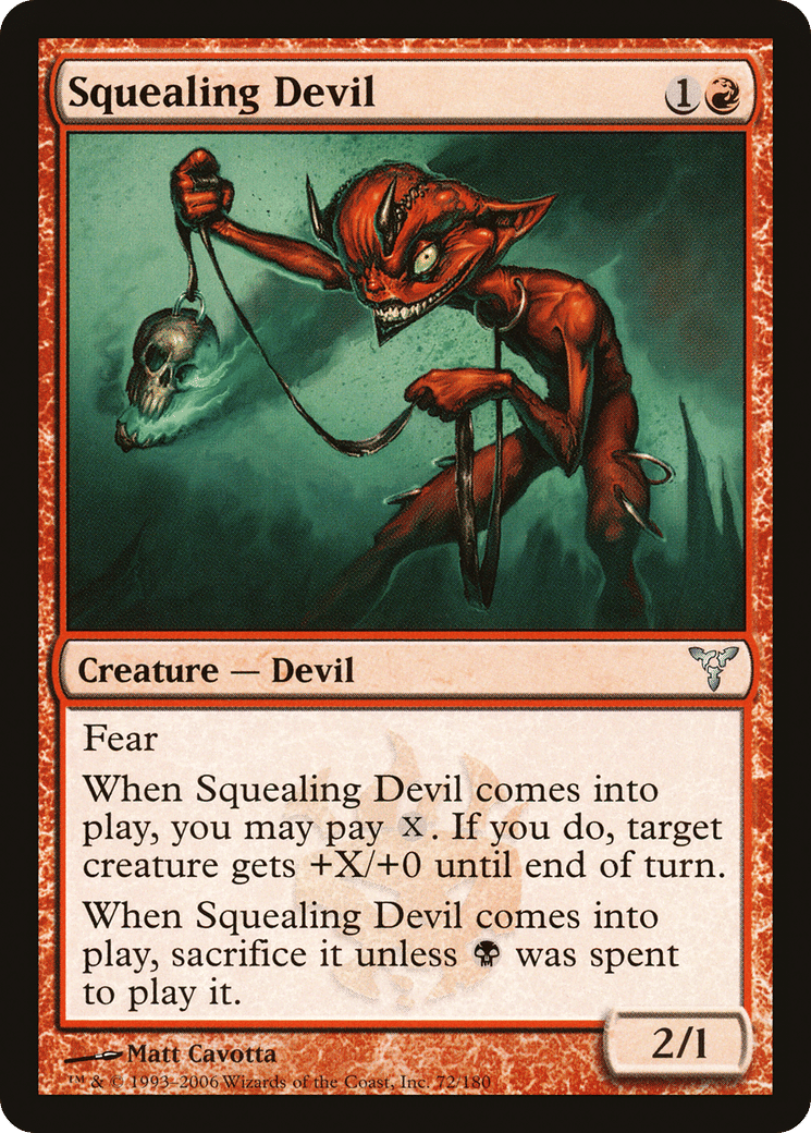 Squealing Devil — Dissension — Magic: The Gathering