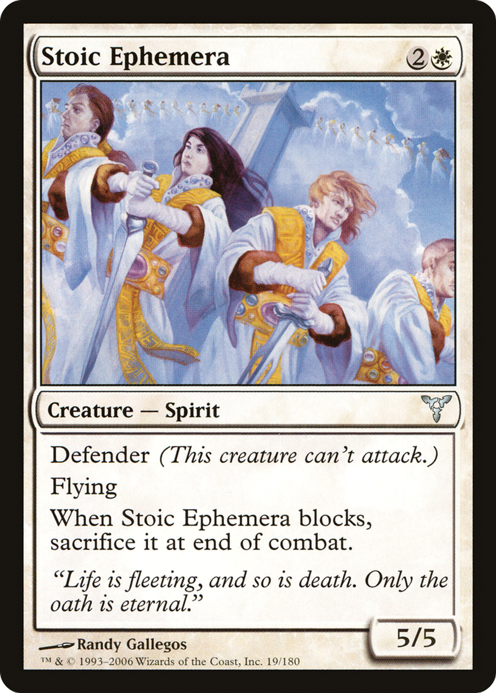 Éphéméroptères stoïques — Dissension — Magic: The Gathering