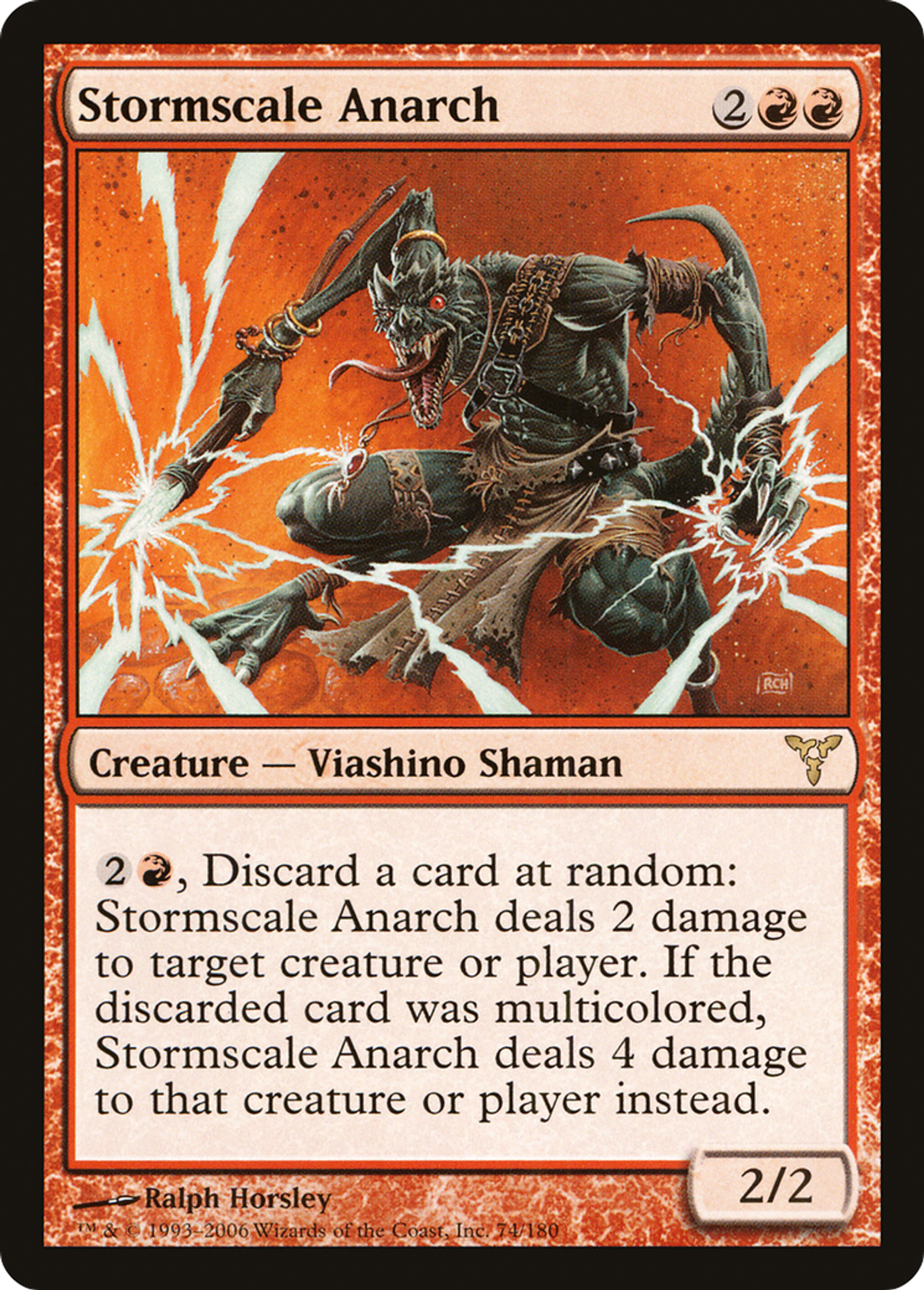 Séditieux oragécailles — Dissension — Magic: The Gathering