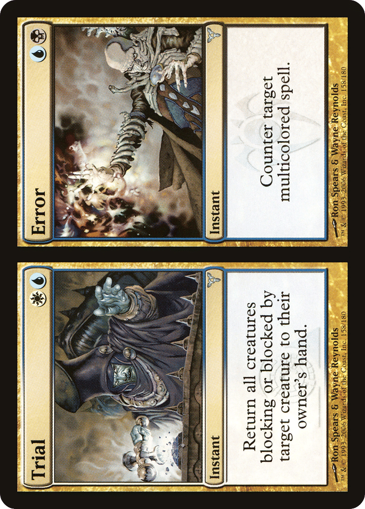 Trial // Error — Dissension — Magic: The Gathering