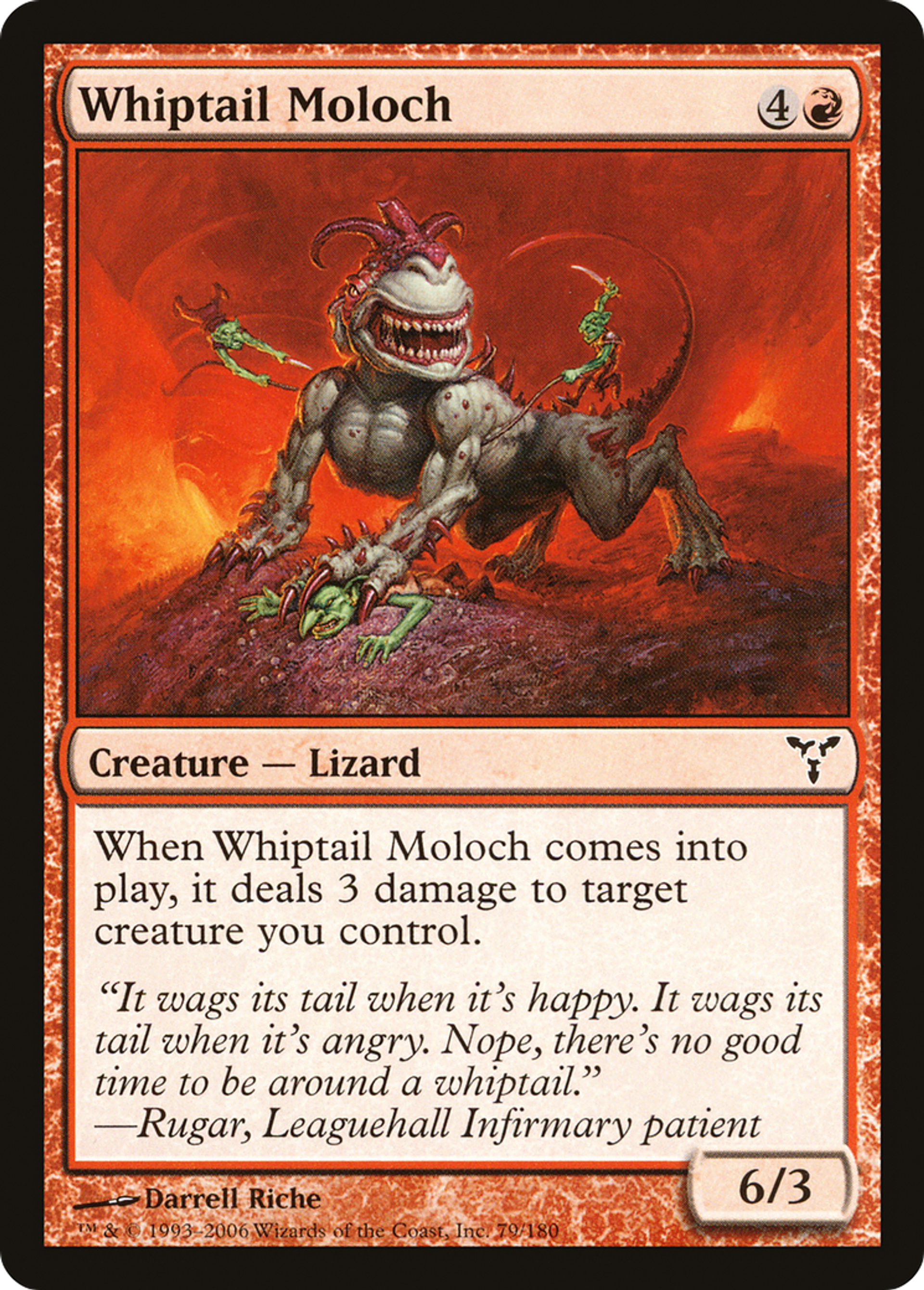 Whiptail Moloch — Dissension — Magic: The Gathering