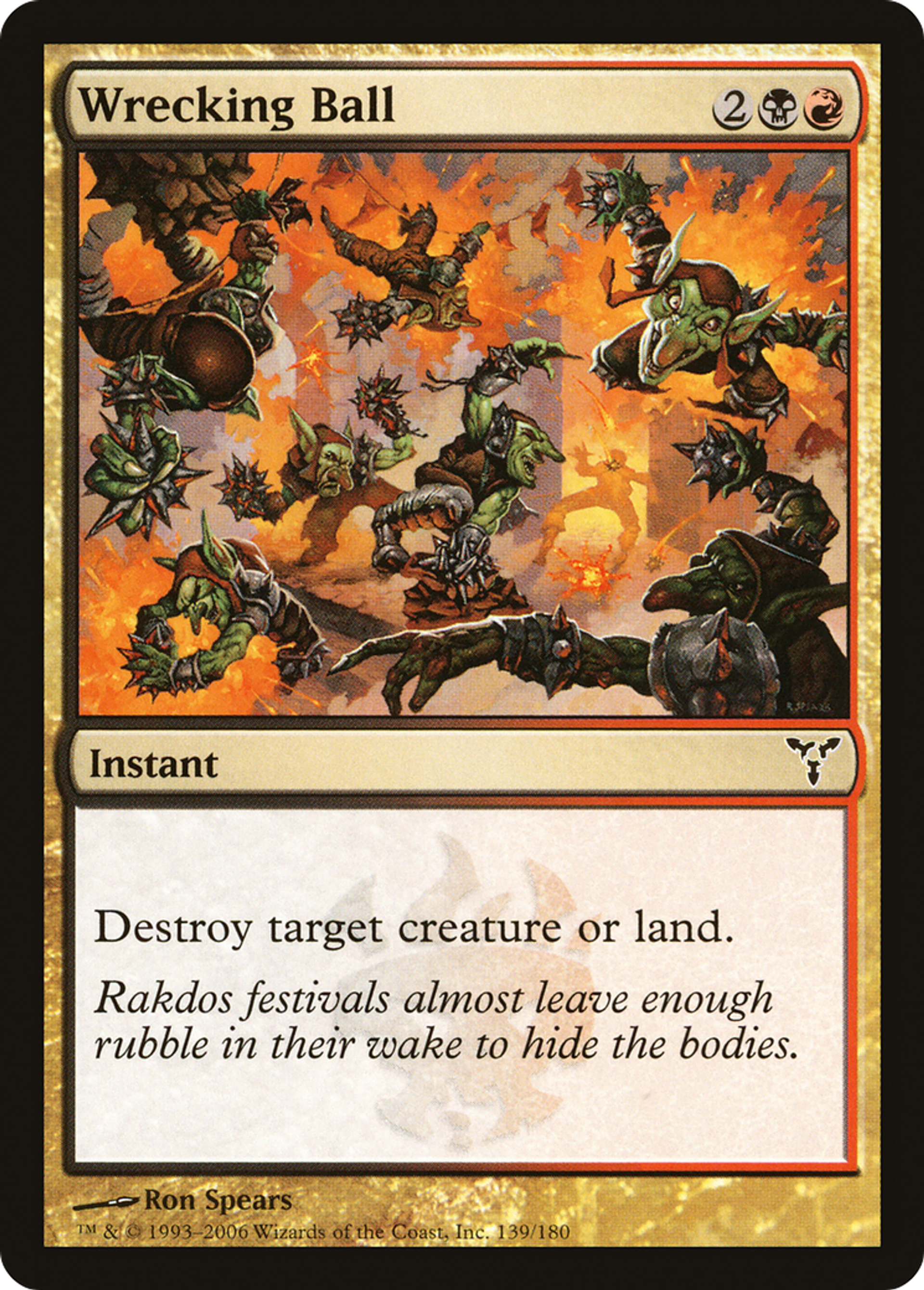 Wrecking Ball — Dissension — Magic: The Gathering