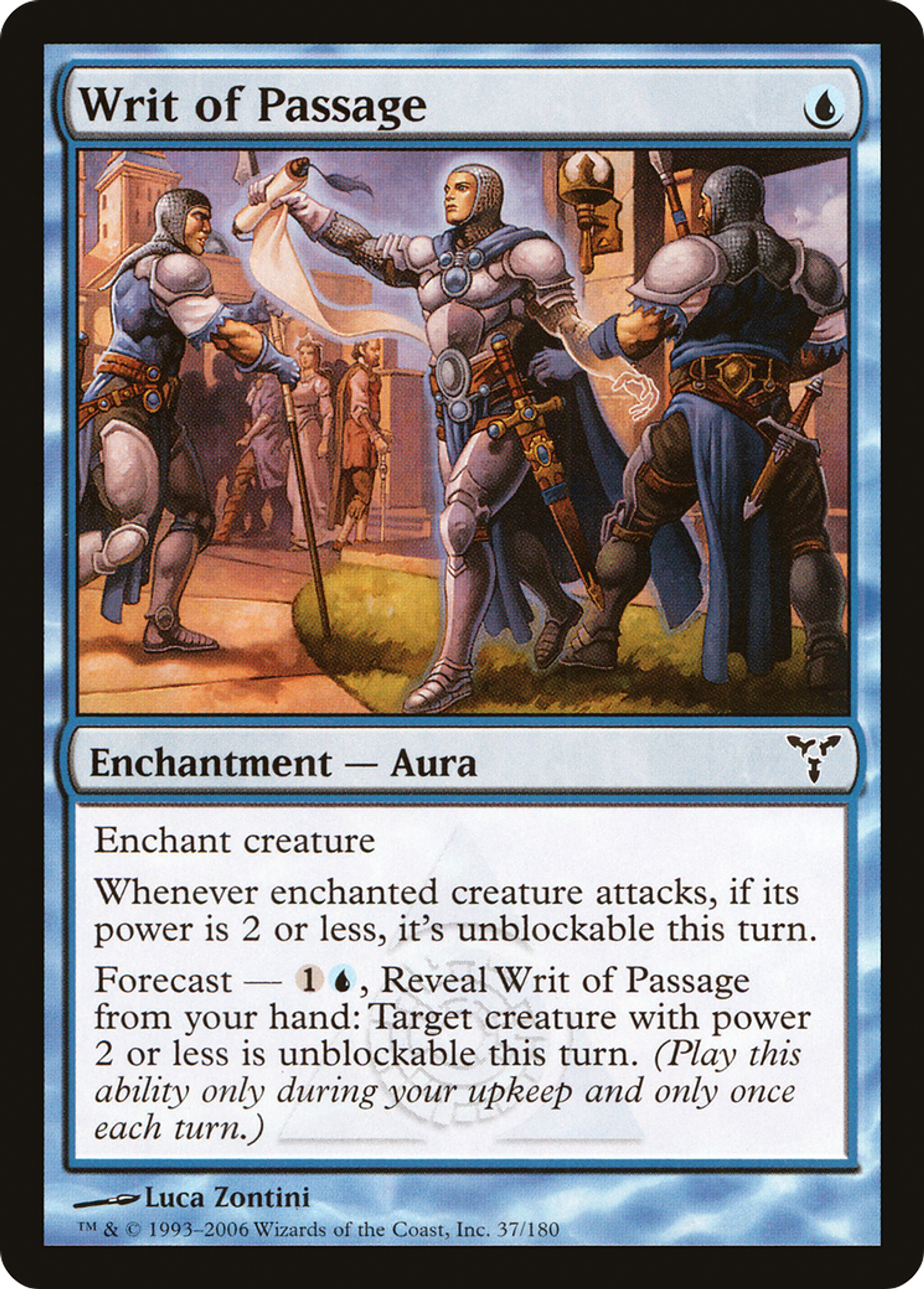 Lettre de passage — Dissension — Magic: The Gathering