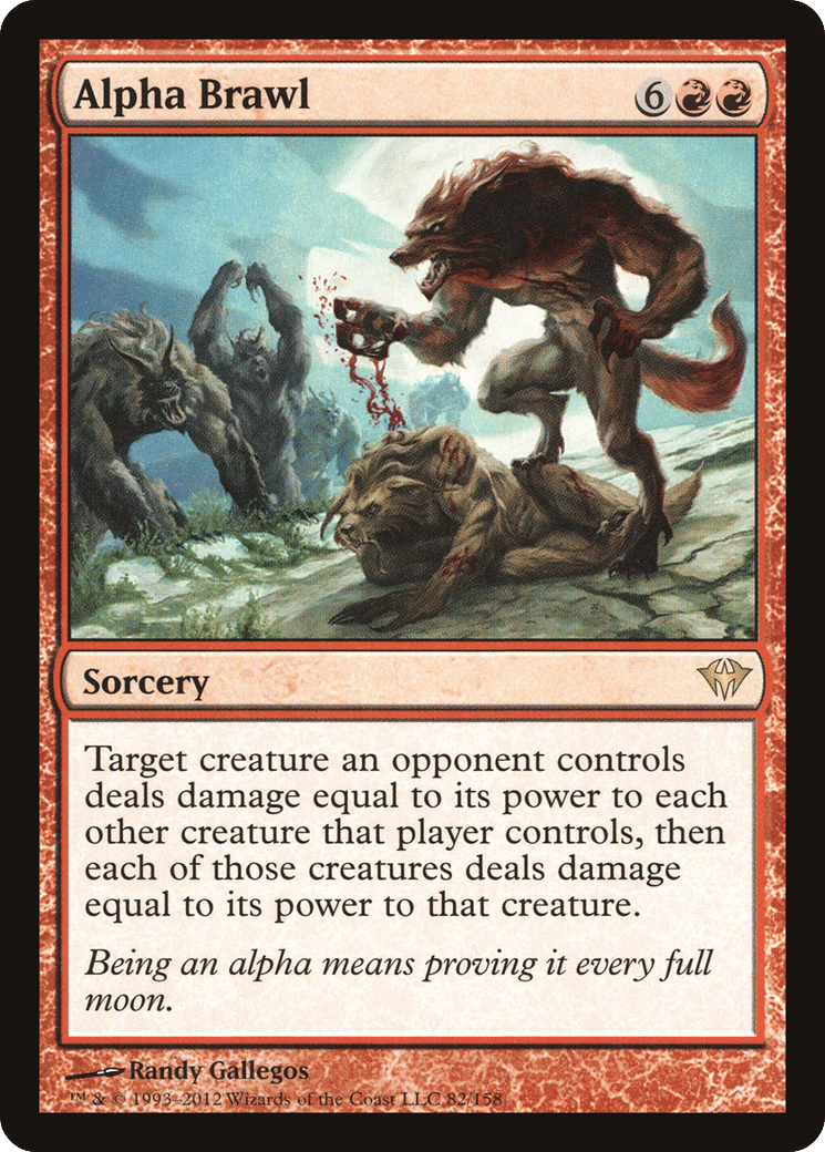 Alpha Brawl — Dark Ascension — Magic: The Gathering
