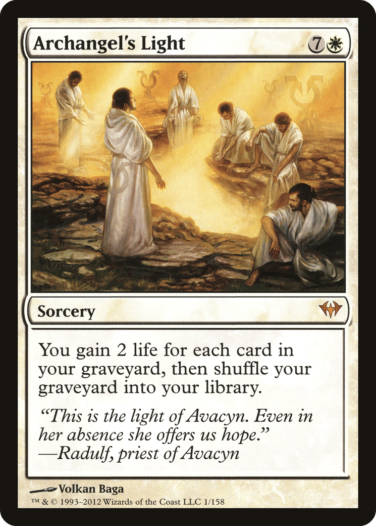 Archangel's Light — Dark Ascension — Magic: The Gathering