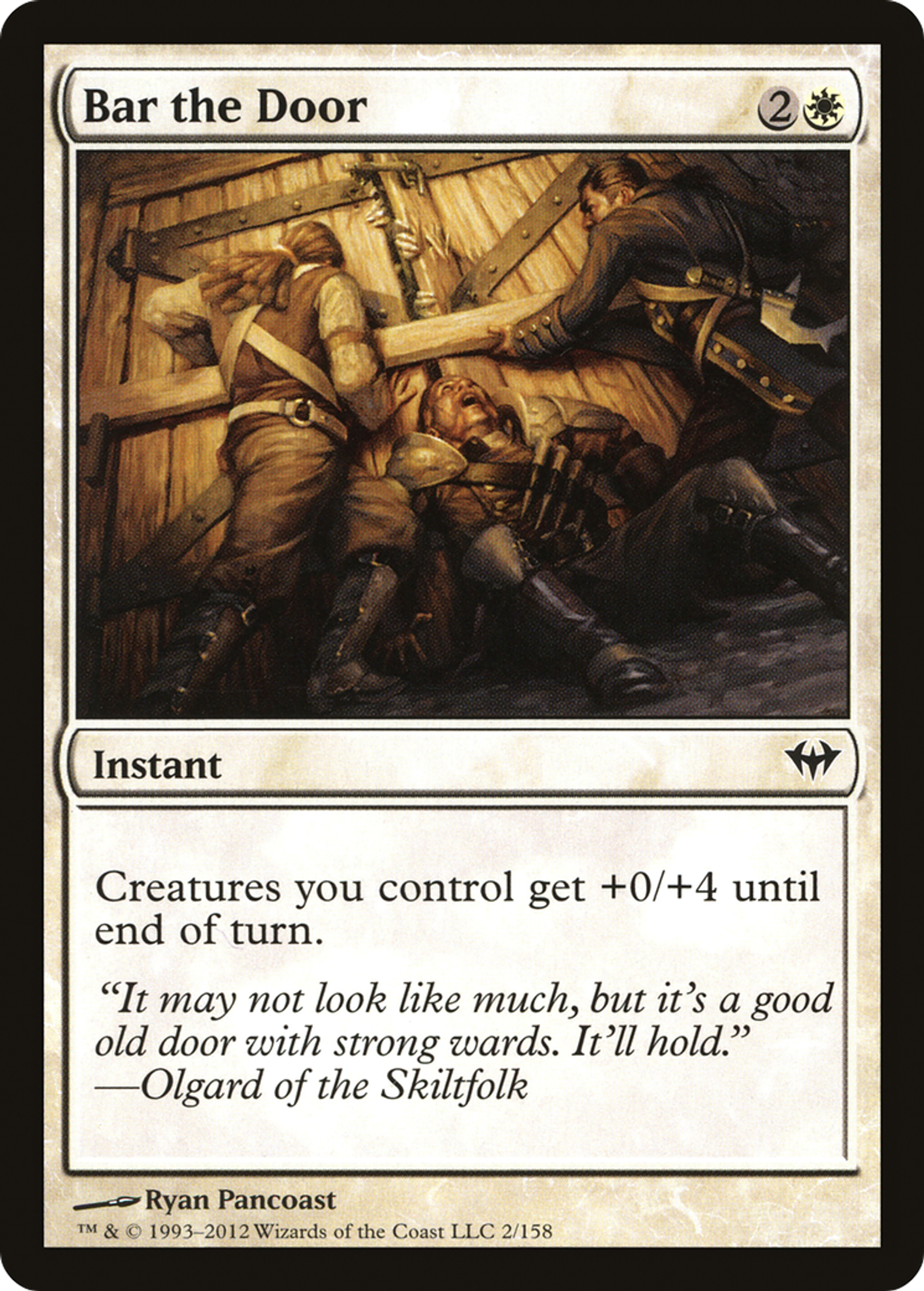 Bar the Door — Dark Ascension — Magic: The Gathering