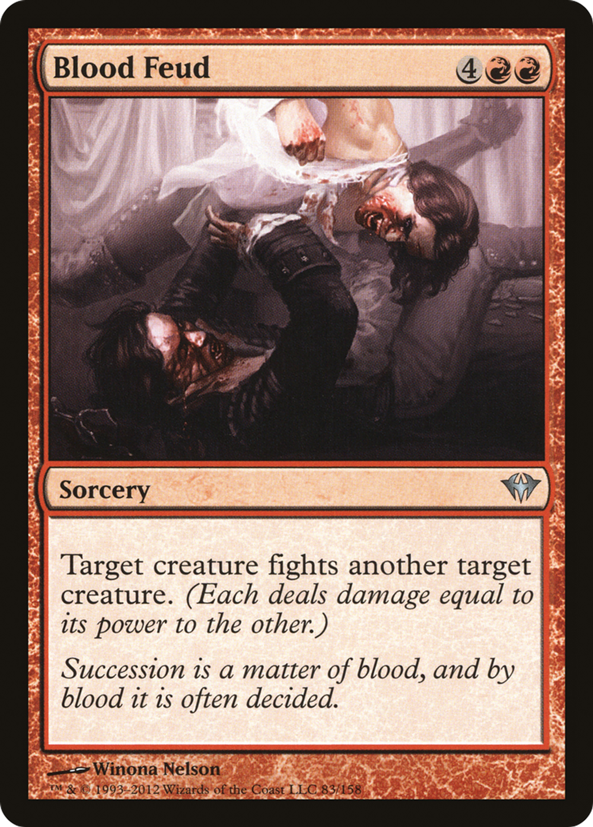 Luttes sanglantes — Dark Ascension — Magic: The Gathering