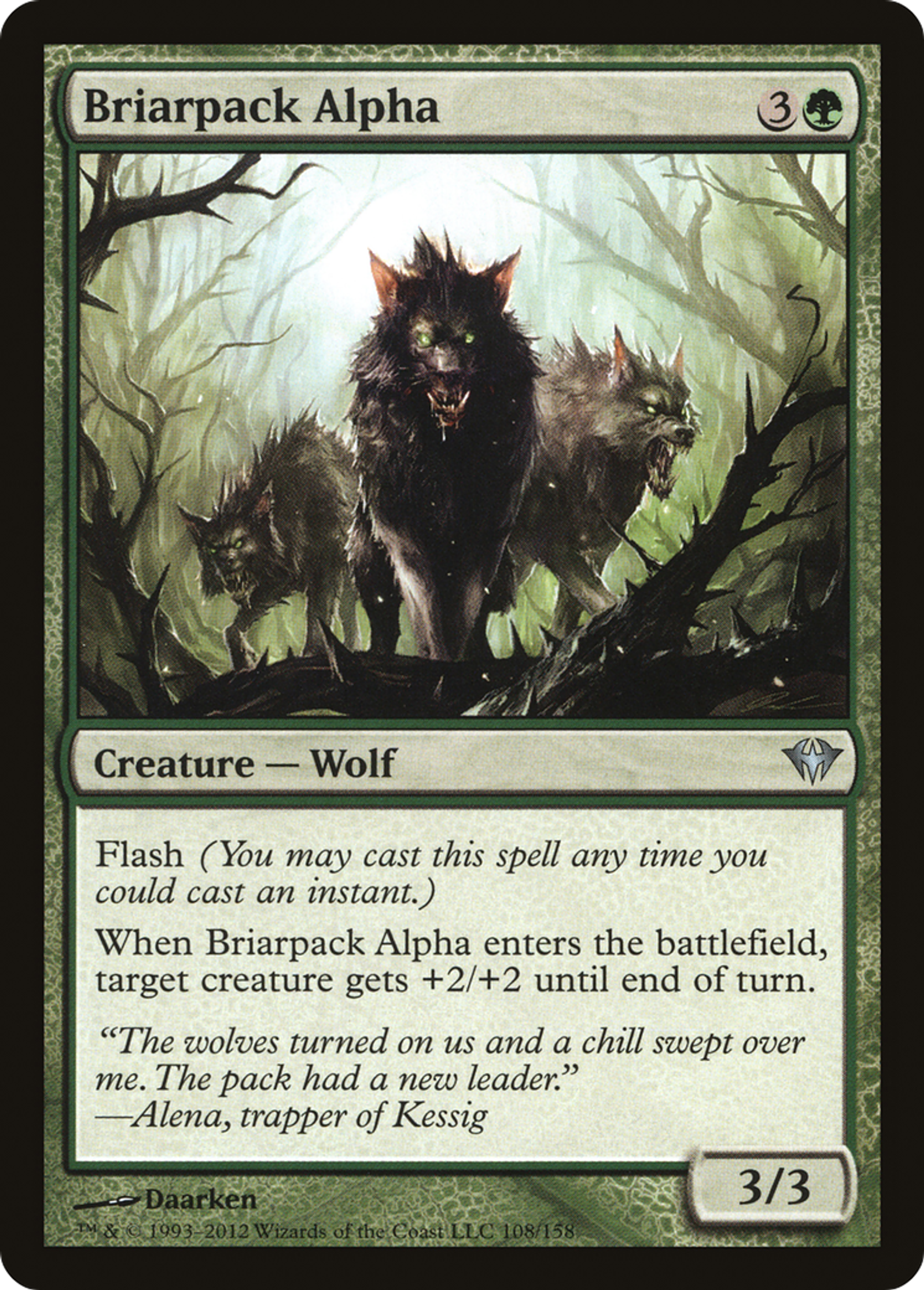 Alpha de la meute de bruyère — Dark Ascension — Magic: The Gathering