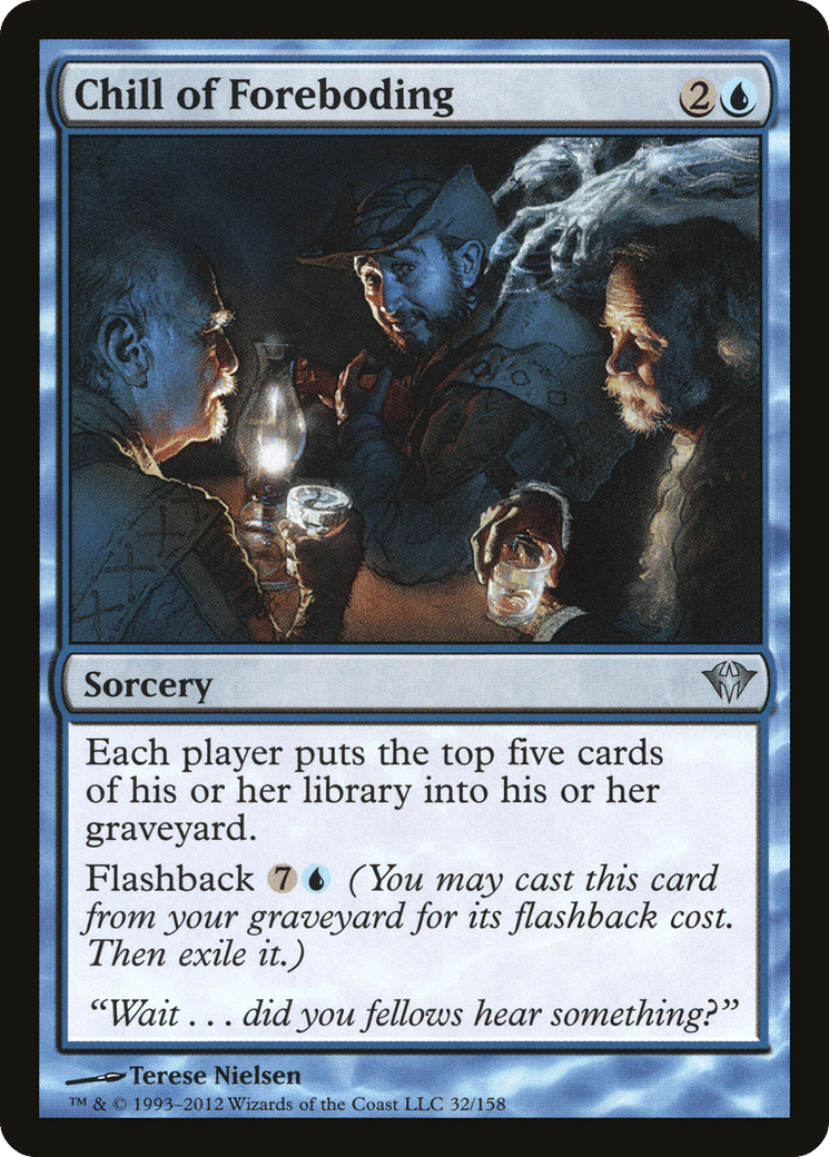 Chill of Foreboding — Dark Ascension — Magic: The Gathering