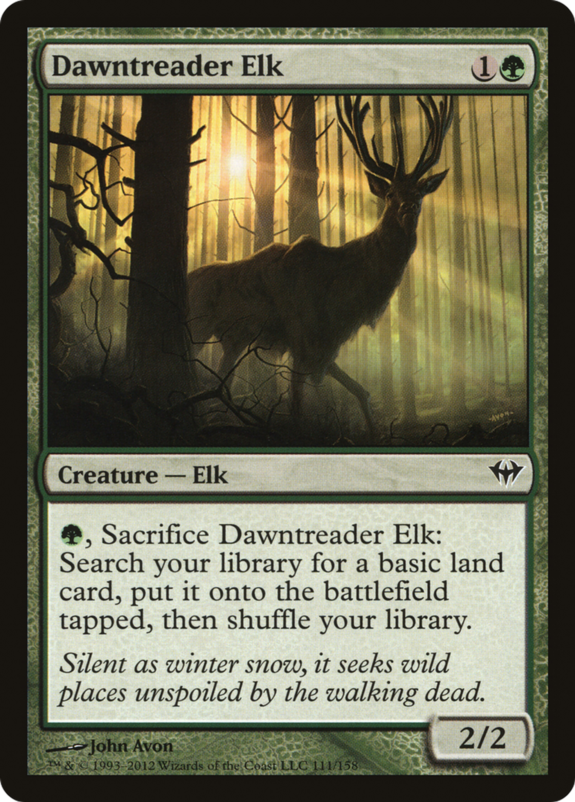 Élan fouleur d'aube — Dark Ascension — Magic: The Gathering