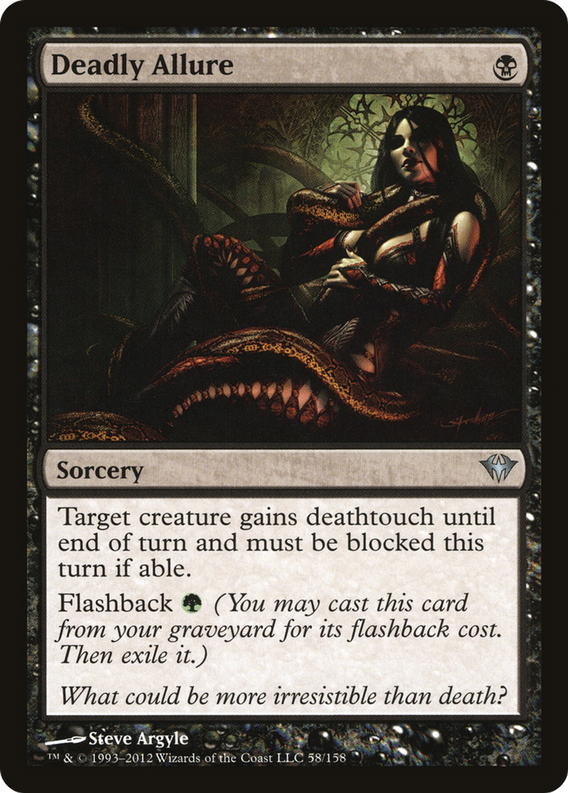 Attirance mortelle — Dark Ascension — Magic: The Gathering