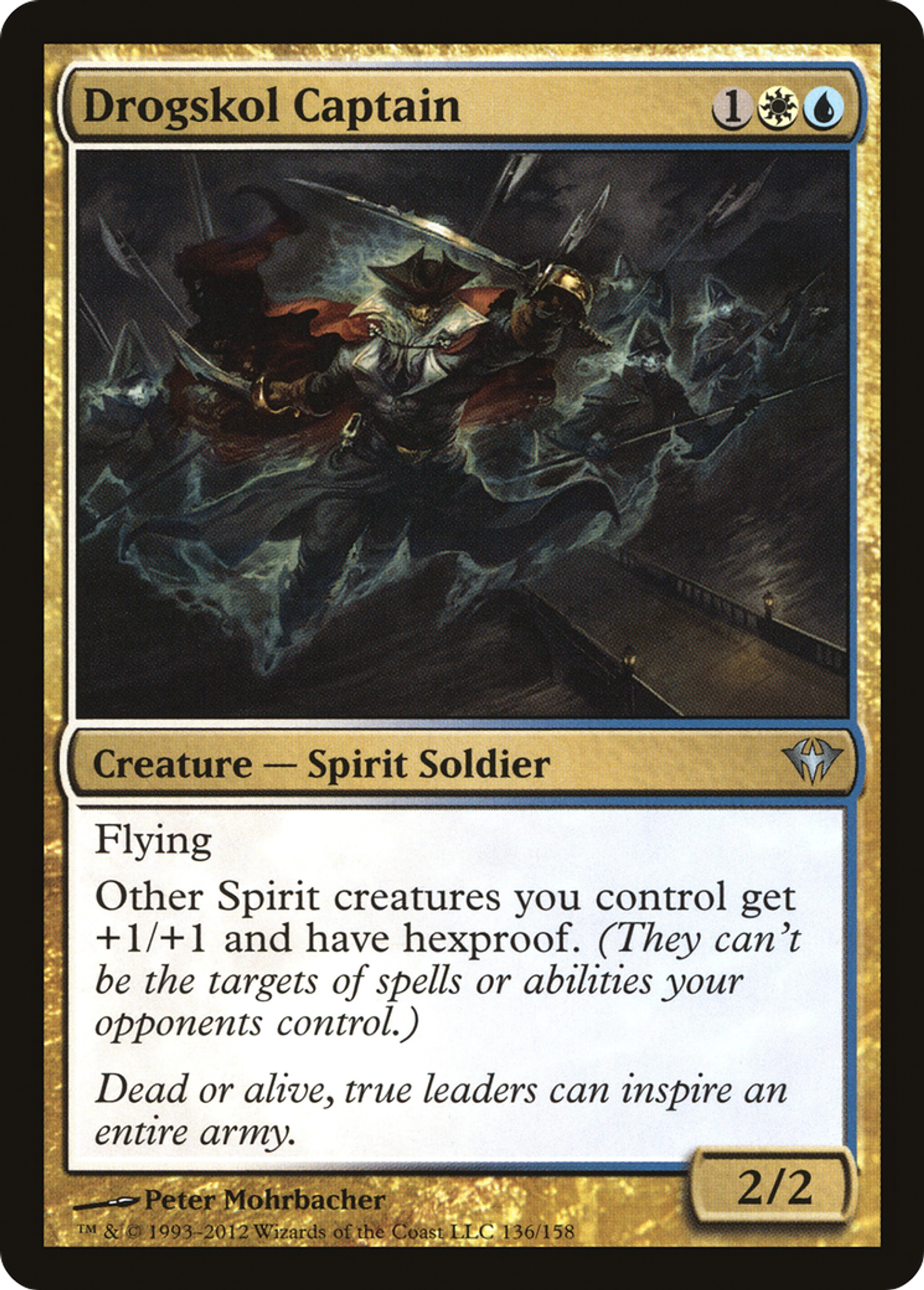 Drogskol Captain — Dark Ascension — Magic: The Gathering