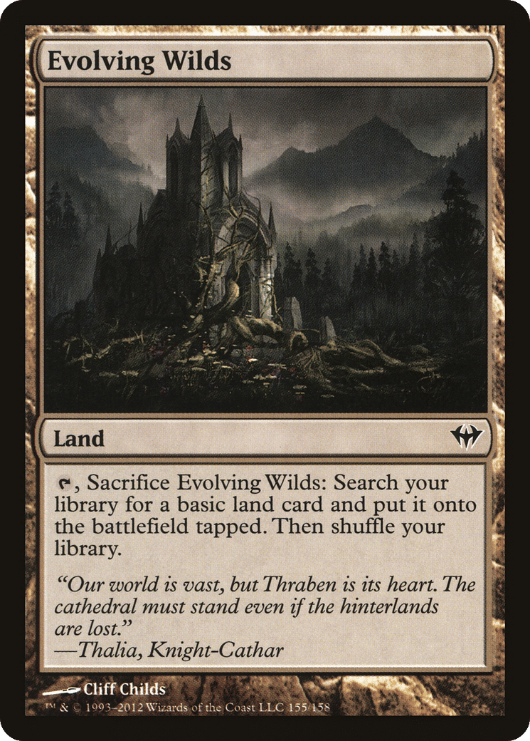 Evolving Wilds — Dark Ascension — Magic: The Gathering