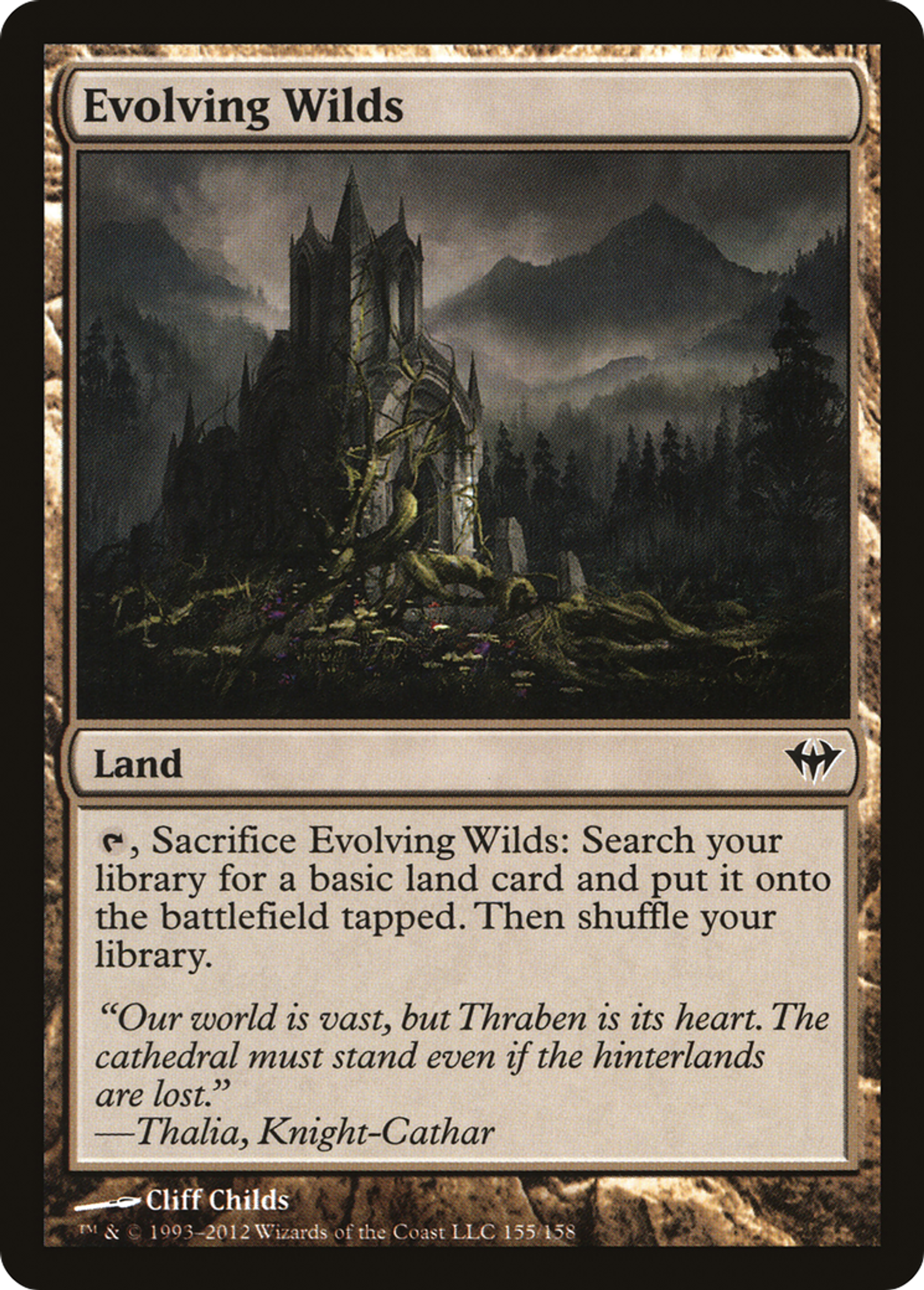 Étendues sauvages en évolution — Dark Ascension — Magic: The Gathering