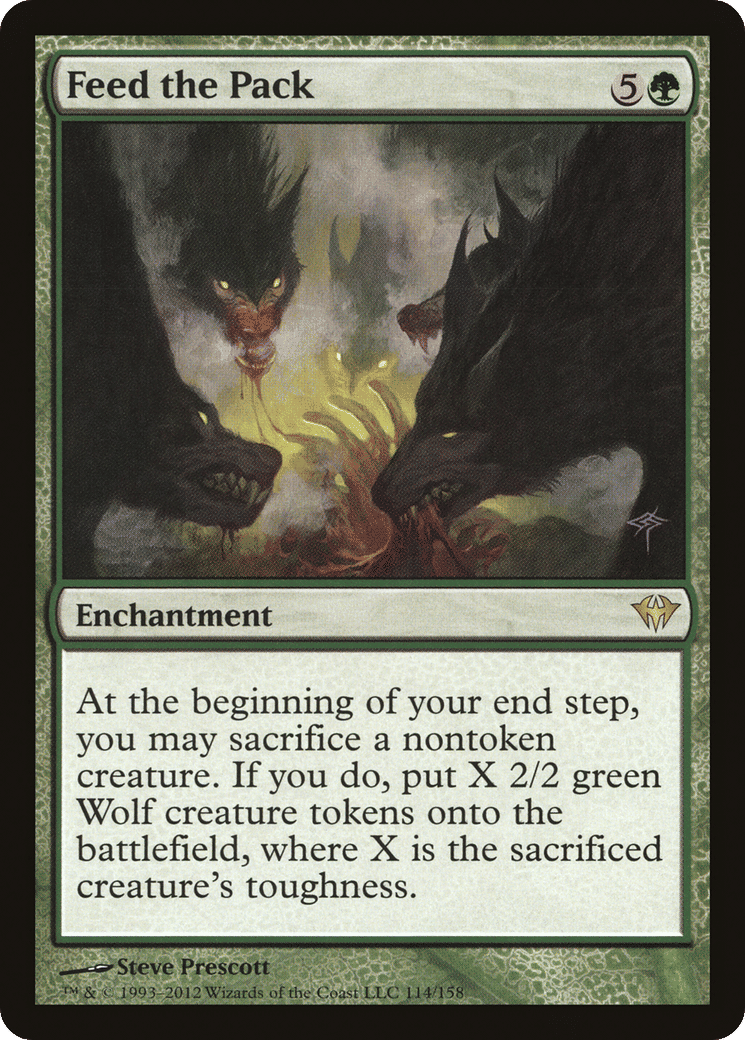 Feed the Pack — Dark Ascension — Magic: The Gathering