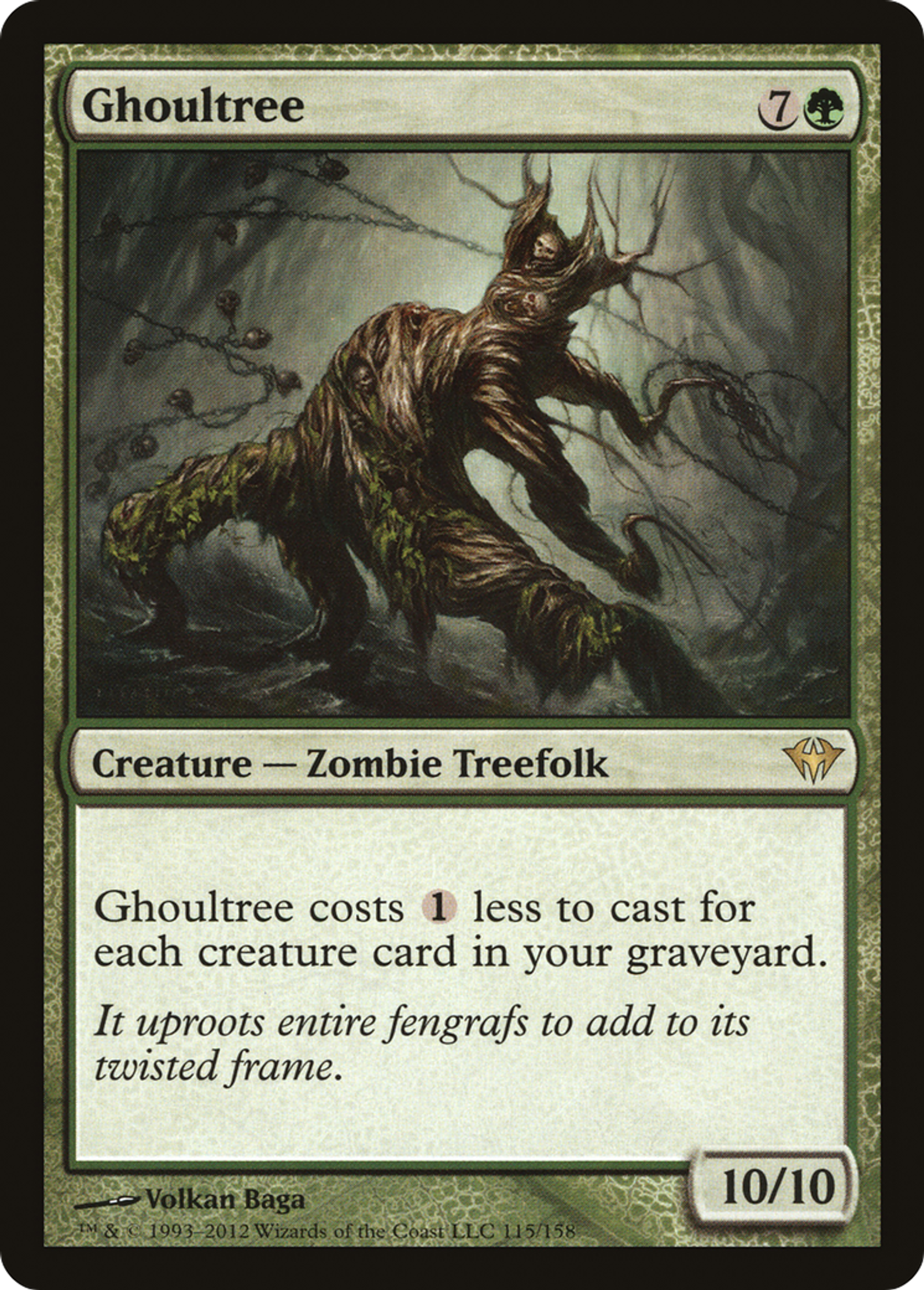 Arbre-goule — Dark Ascension — Magic: The Gathering