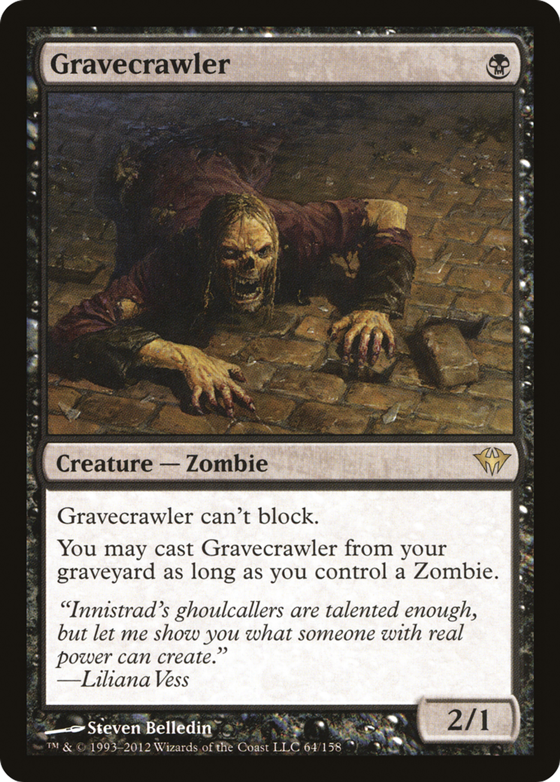 Gravecrawler — Dark Ascension — Magic: The Gathering