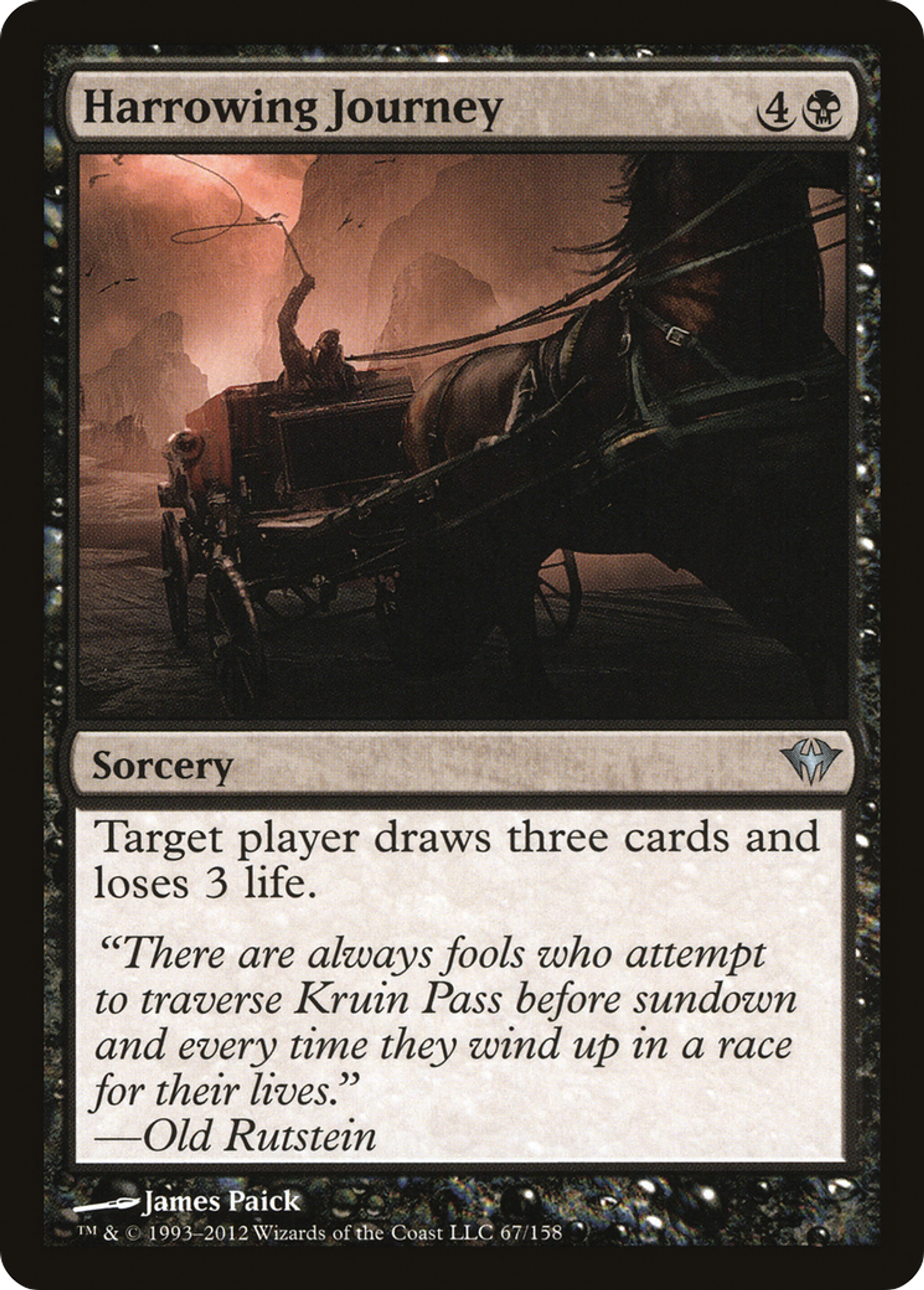 Atroce voyage — Dark Ascension — Magic: The Gathering