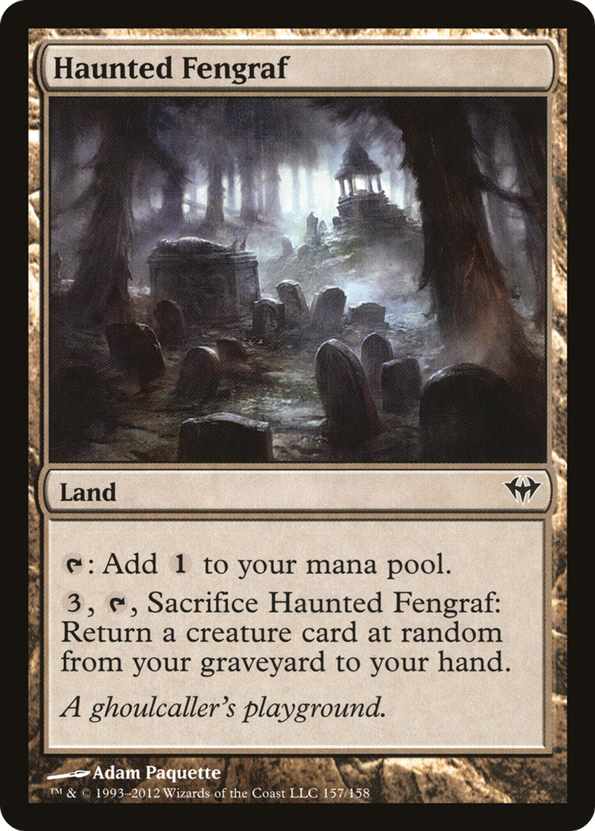 Paludgraf hanté — Dark Ascension — Magic: The Gathering