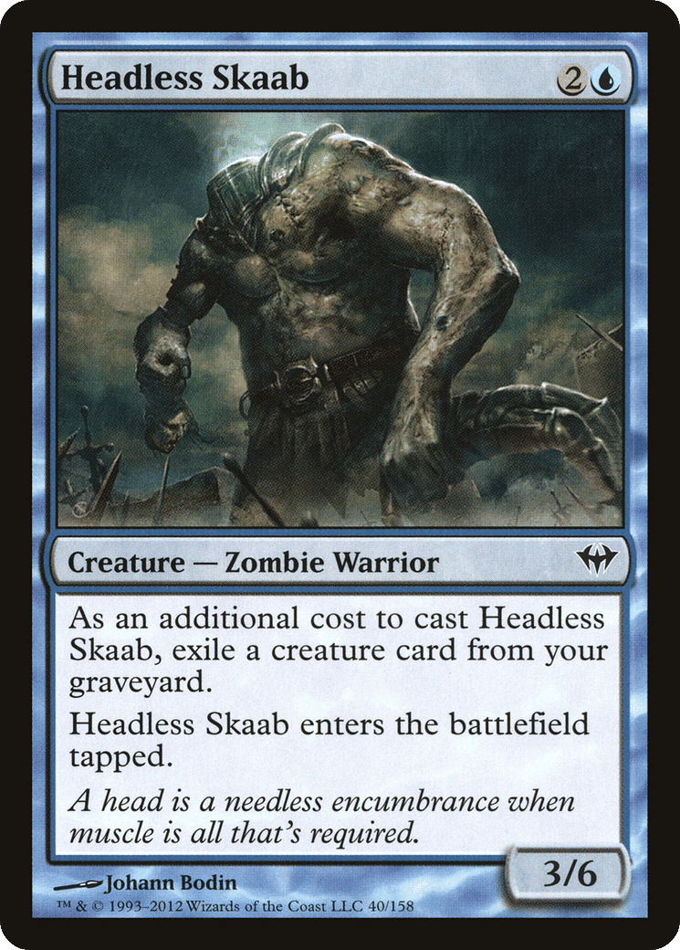 Headless Skaab — Dark Ascension — Magic: The Gathering