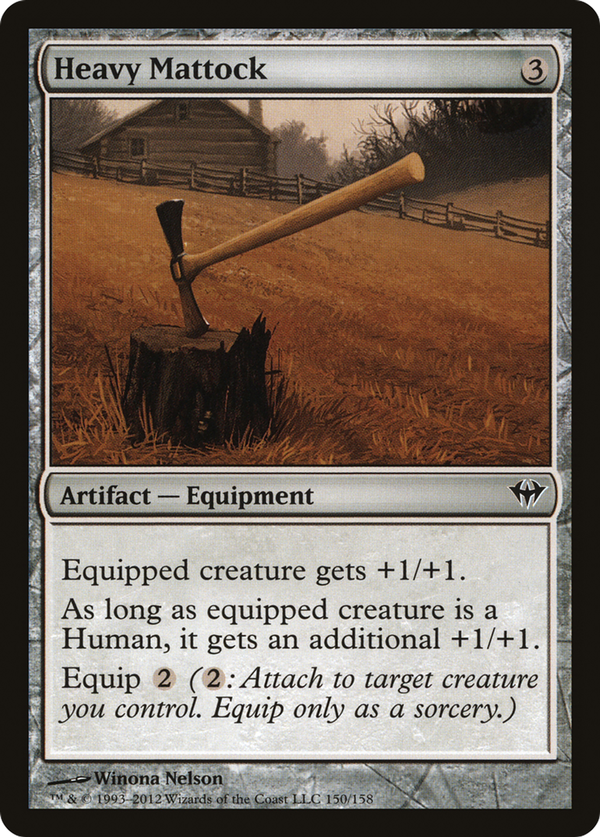 Lourde pioche — Dark Ascension — Magic: The Gathering
