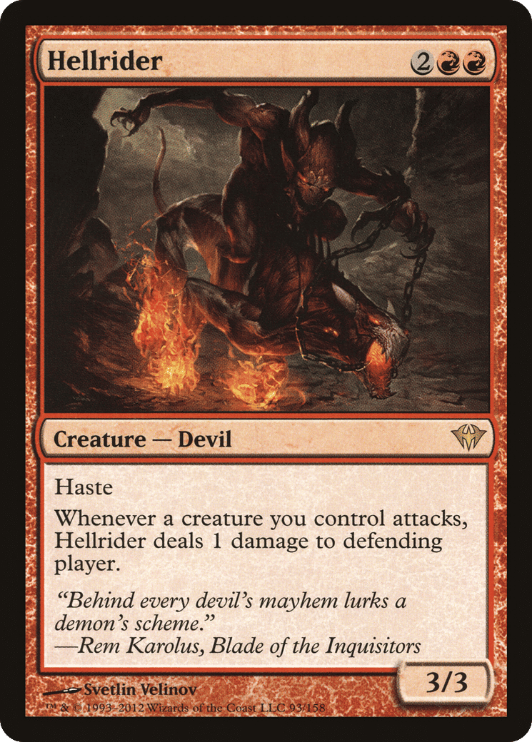 Hellrider — Dark Ascension — Magic: The Gathering