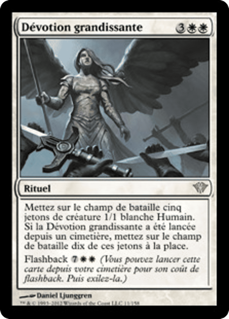 Dévotion grandissante — Dark Ascension — Magic: The Gathering