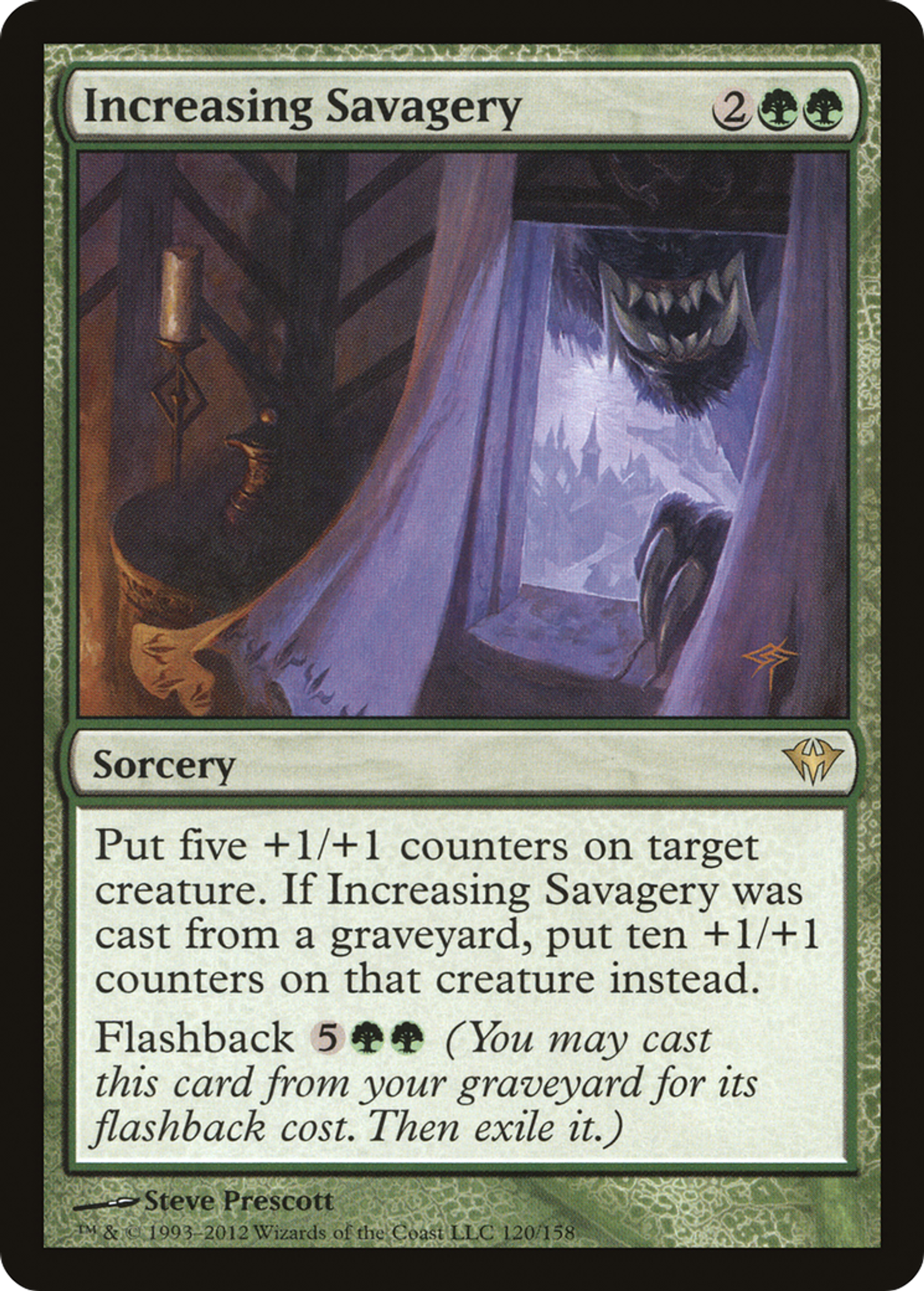 Increasing Savagery — Dark Ascension — Magic: The Gathering