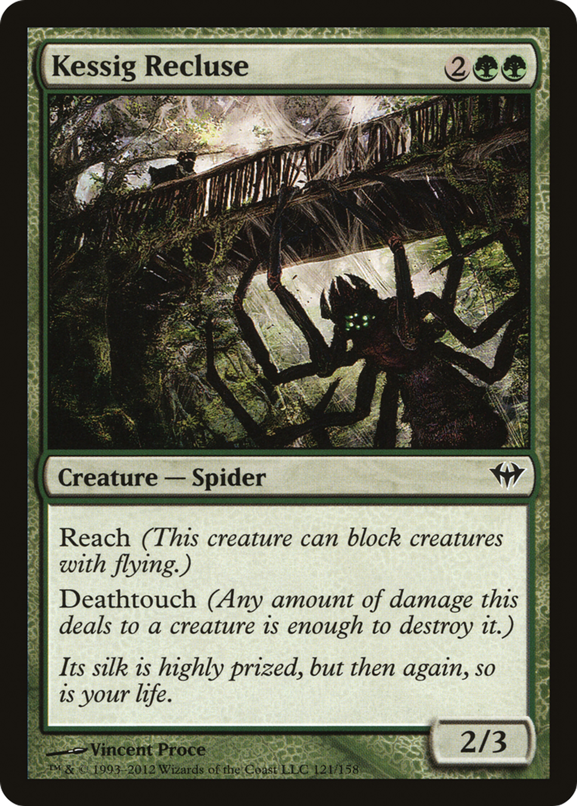 Recluse de Kessig — Dark Ascension — Magic: The Gathering