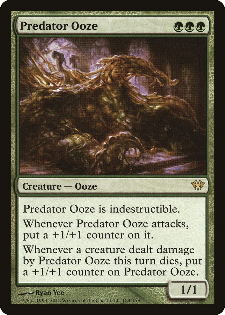 Predator Ooze — Dark Ascension — Magic: The Gathering