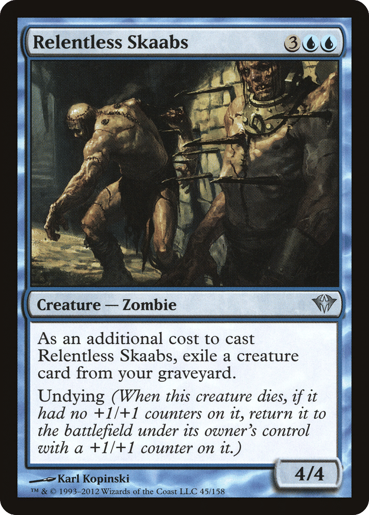 Relentless Skaabs — Dark Ascension — Magic: The Gathering