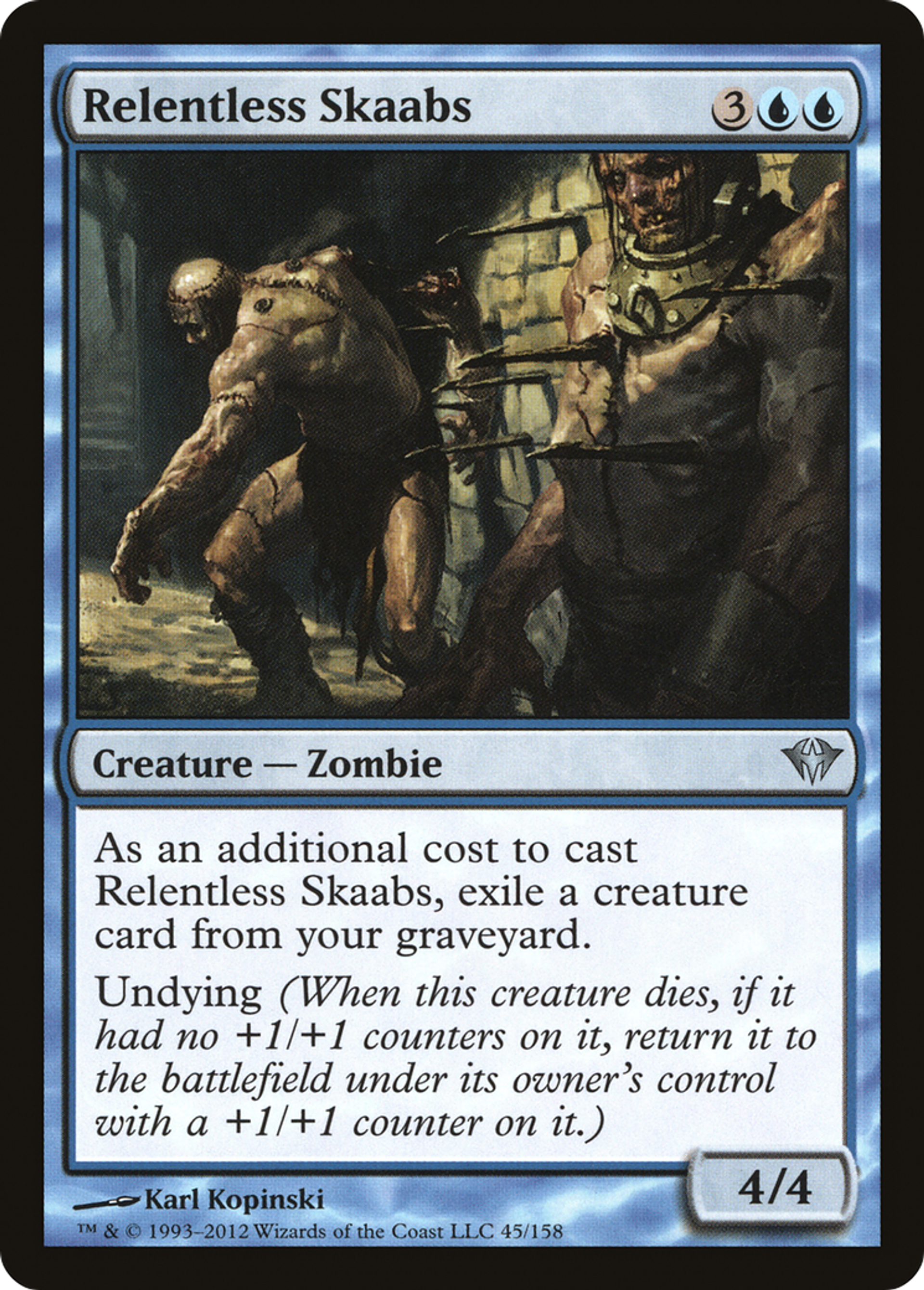 Skaabs implacables — Dark Ascension — Magic: The Gathering