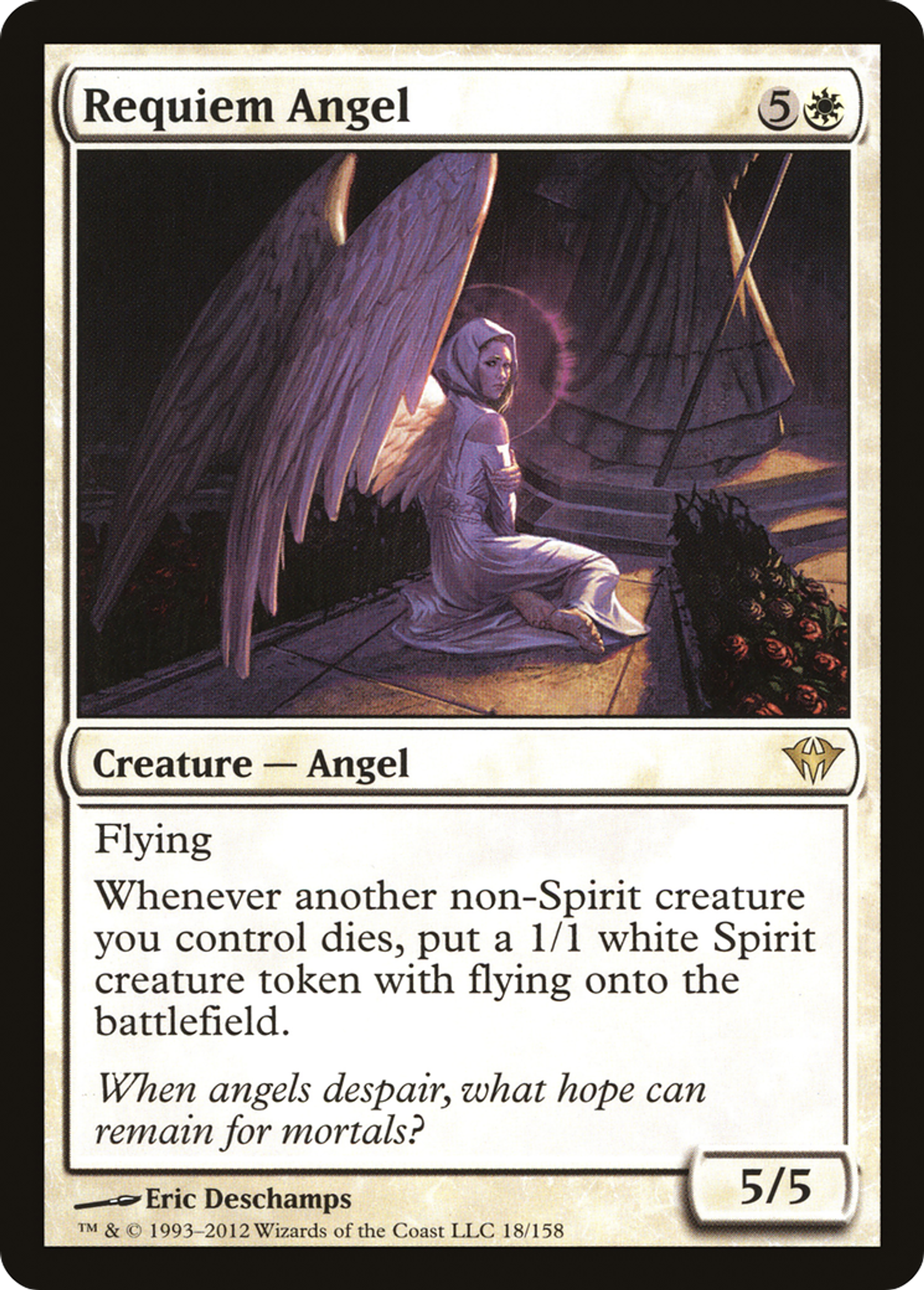 Requiem Angel — Dark Ascension — Magic: The Gathering
