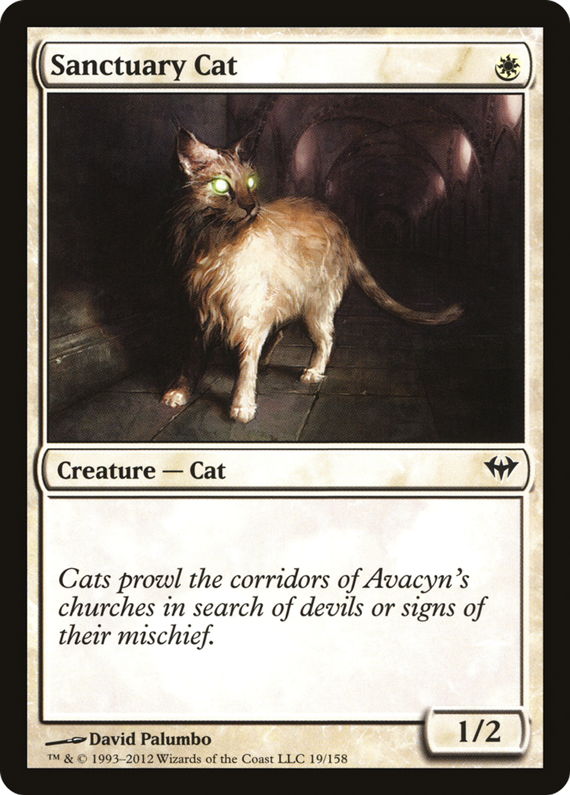 Sanctuary Cat — Dark Ascension — Magic: The Gathering