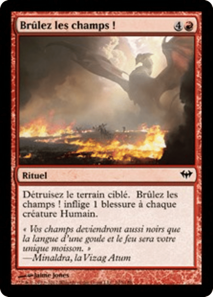 Brûlez les champs ! — Dark Ascension — Magic: The Gathering