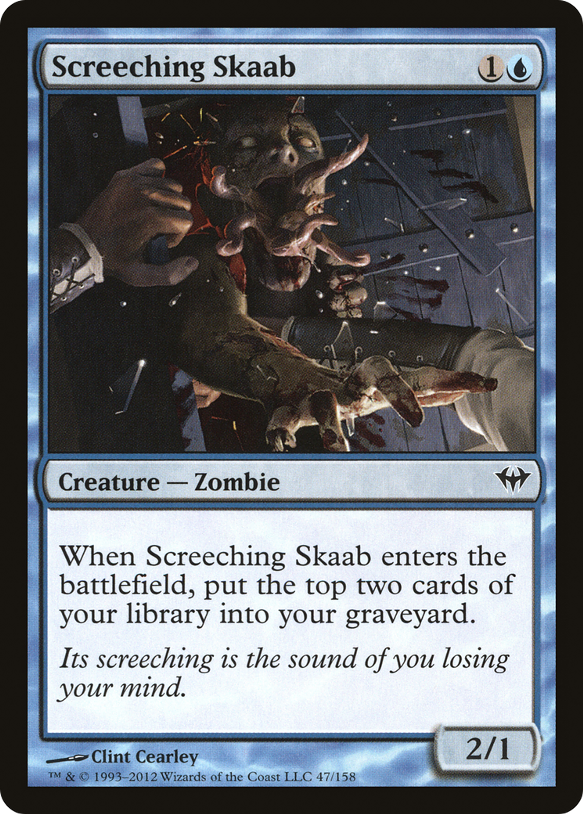 Skaab grinçant — Dark Ascension — Magic: The Gathering