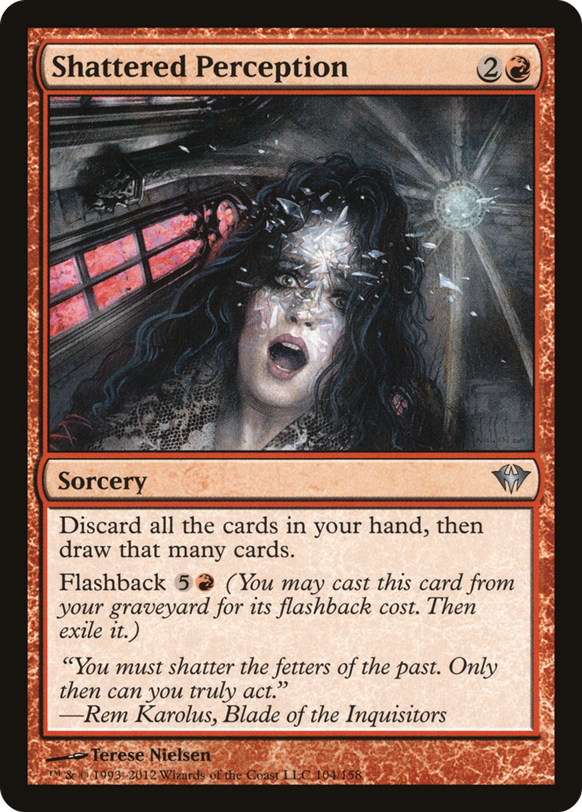 Perception fracassée — Dark Ascension — Magic: The Gathering