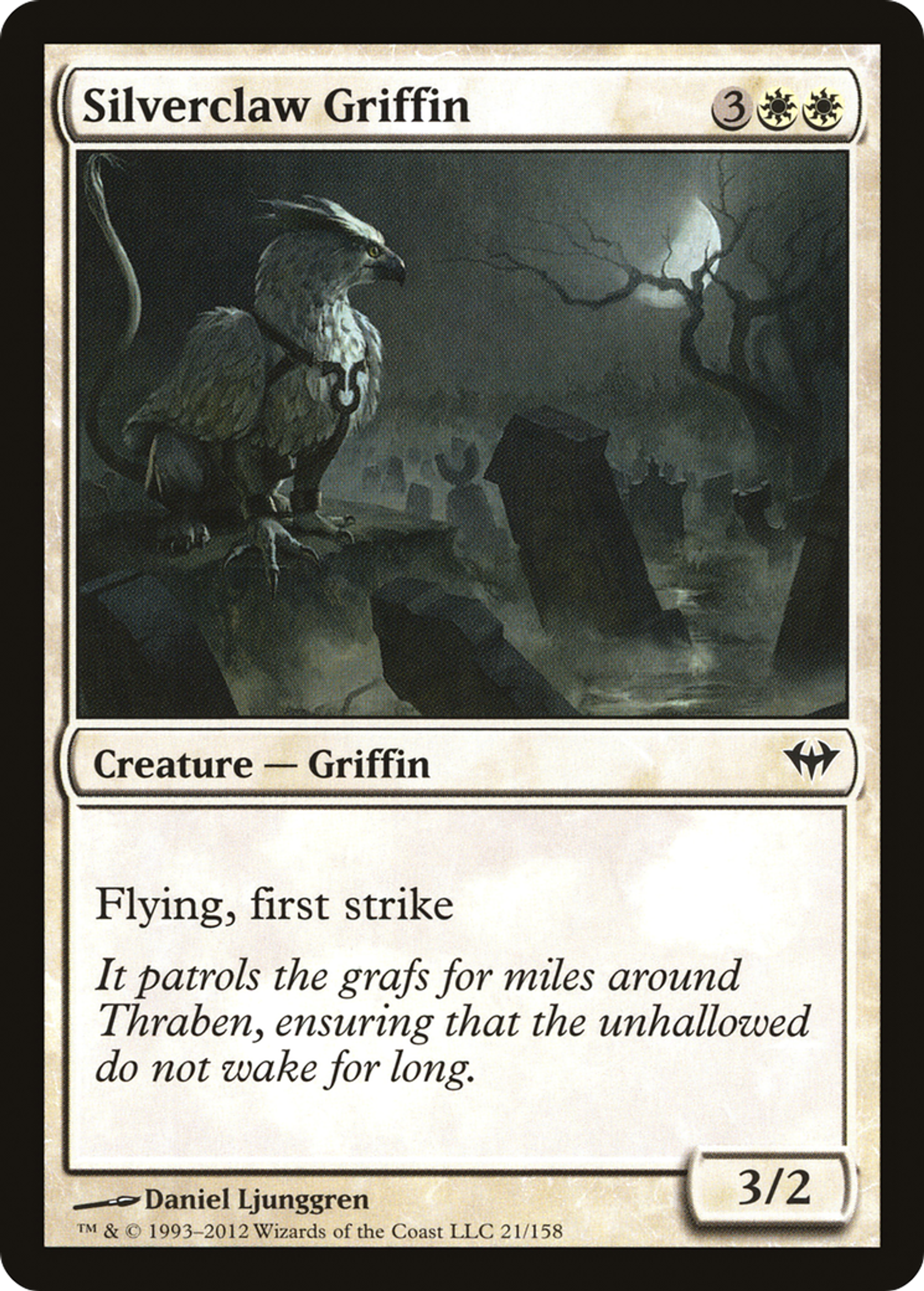 Silverclaw Griffin — Dark Ascension — Magic: The Gathering