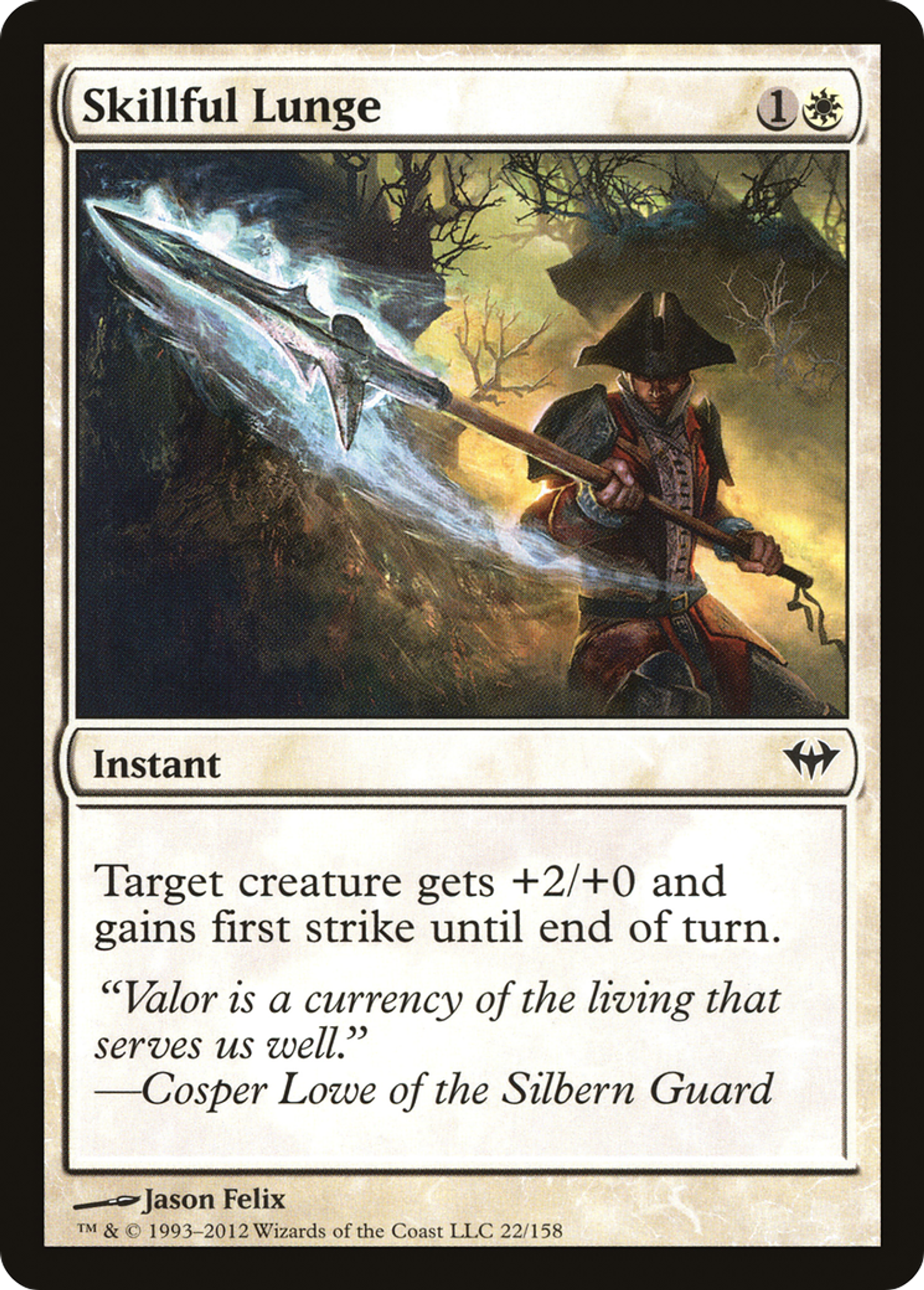 Skillful Lunge — Dark Ascension — Magic: The Gathering