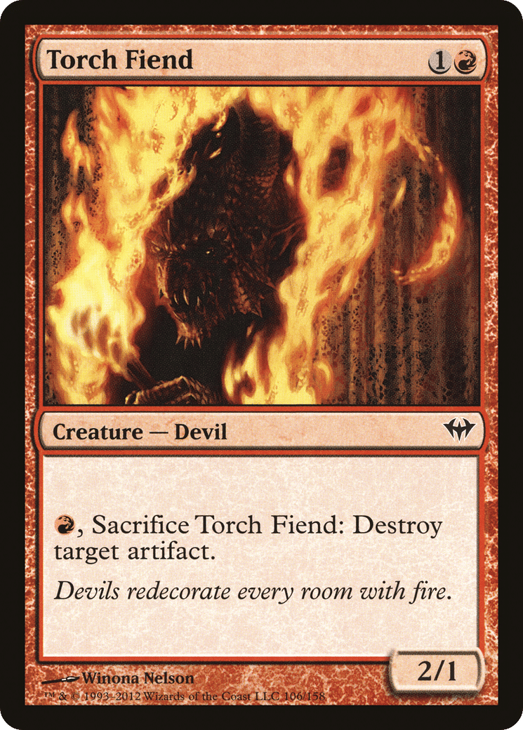 Torch Fiend — Dark Ascension — Magic: The Gathering