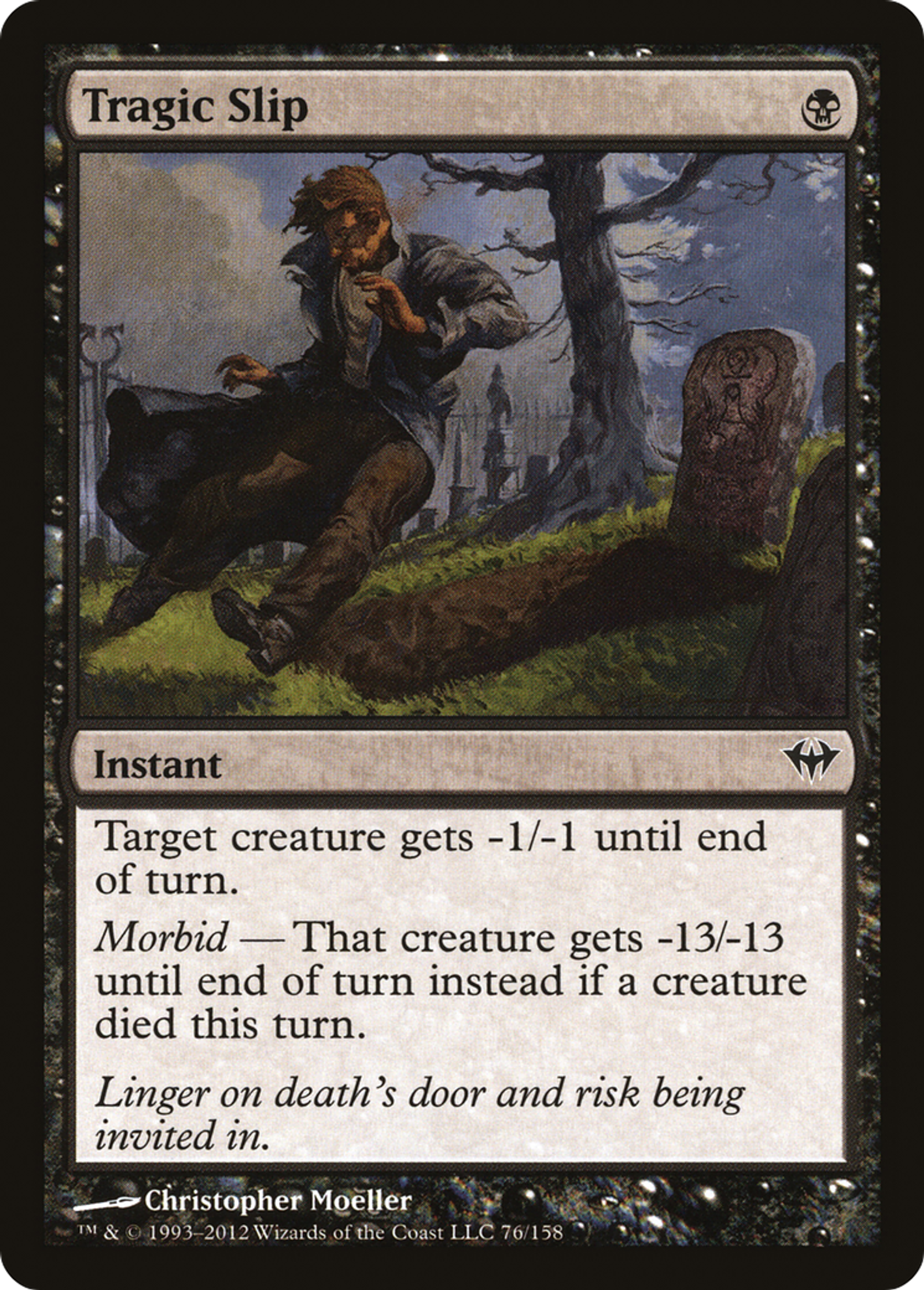 Tragic Slip — Dark Ascension — Magic: The Gathering