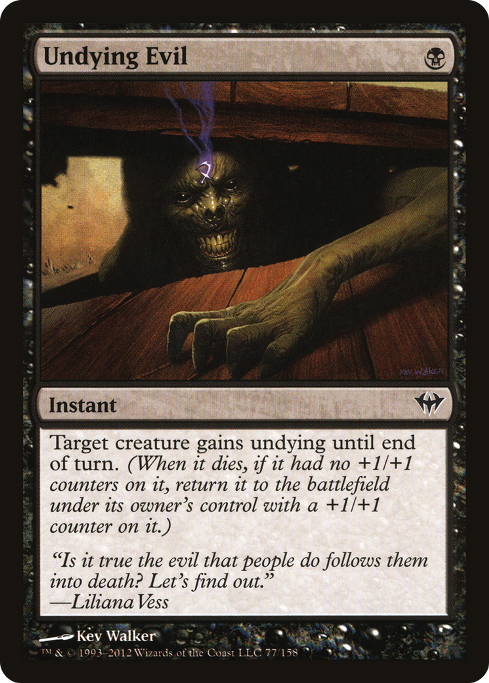 Undying Evil — Dark Ascension — Magic: The Gathering