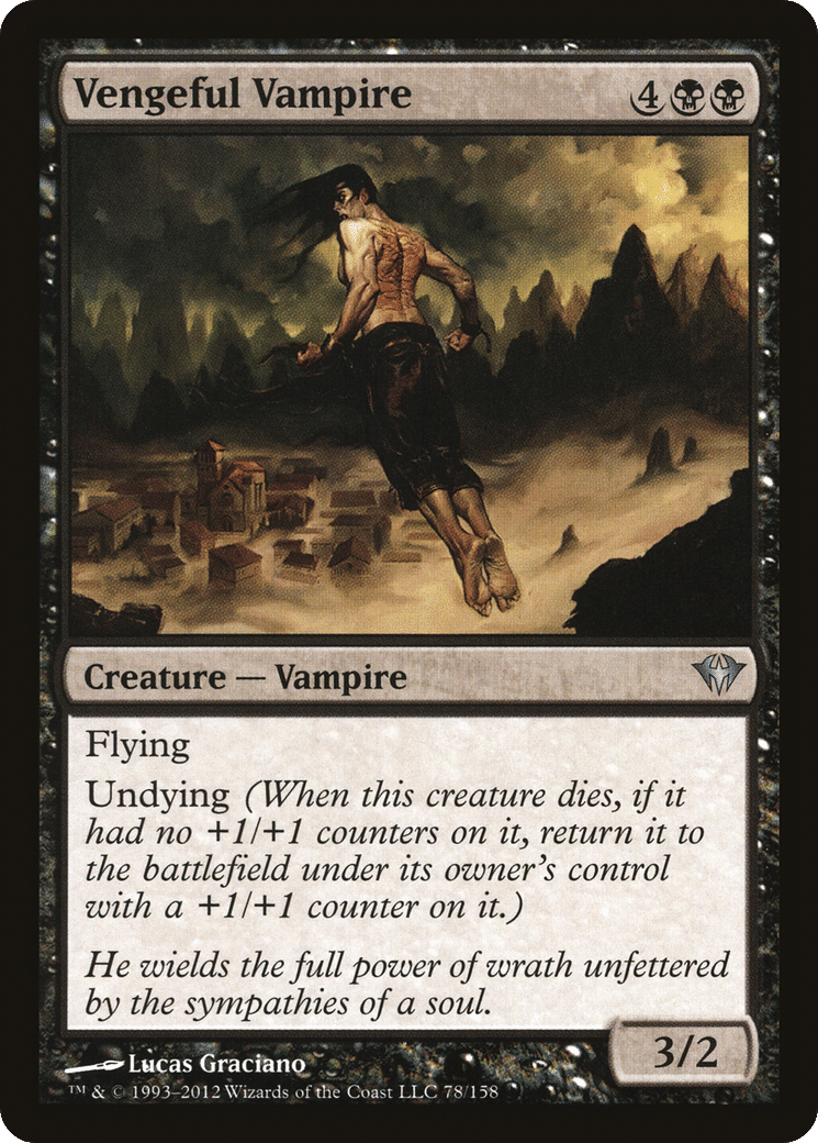 Vengeful Vampire — Dark Ascension — Magic: The Gathering