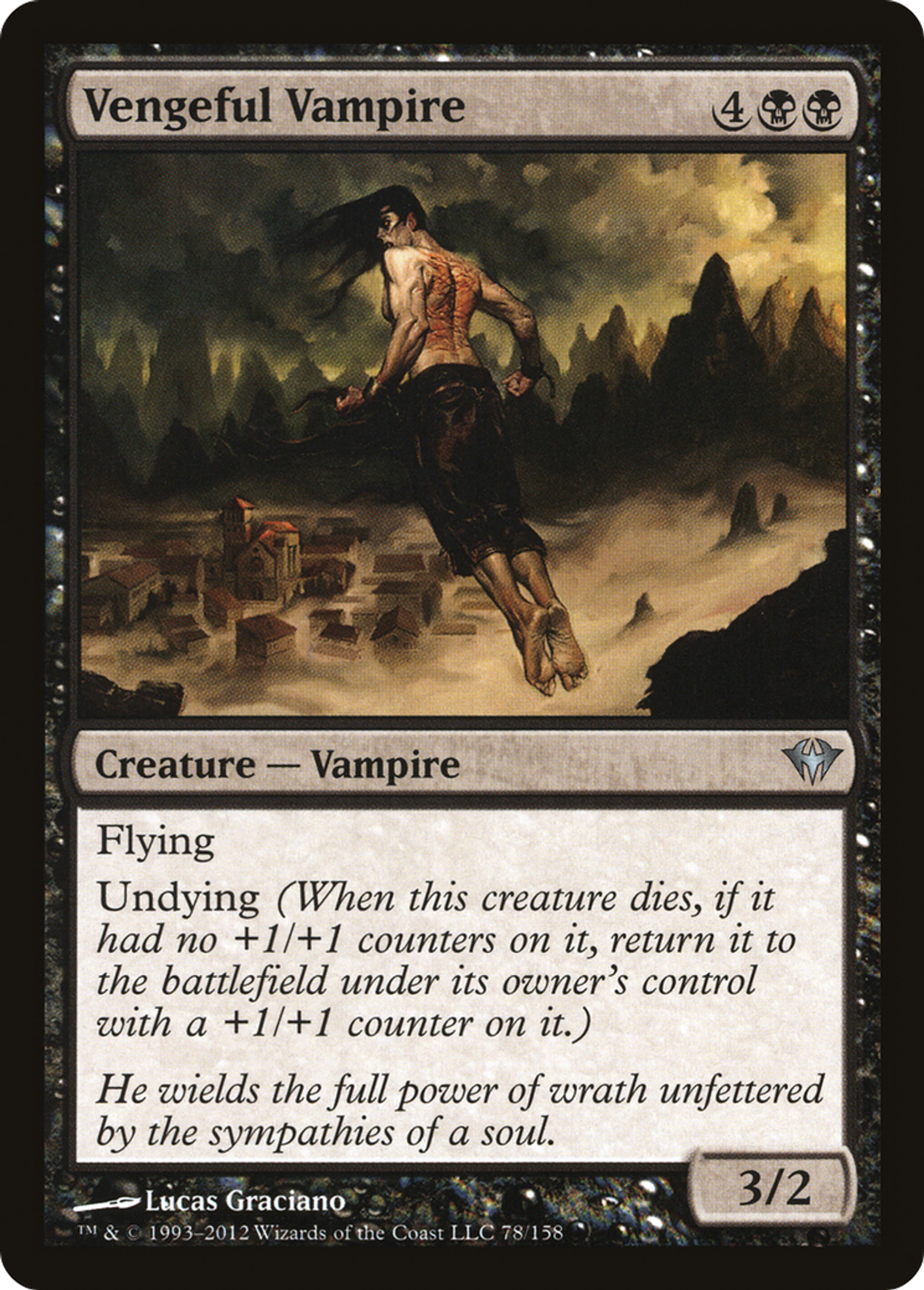 Vampire vengeur — Dark Ascension — Magic: The Gathering