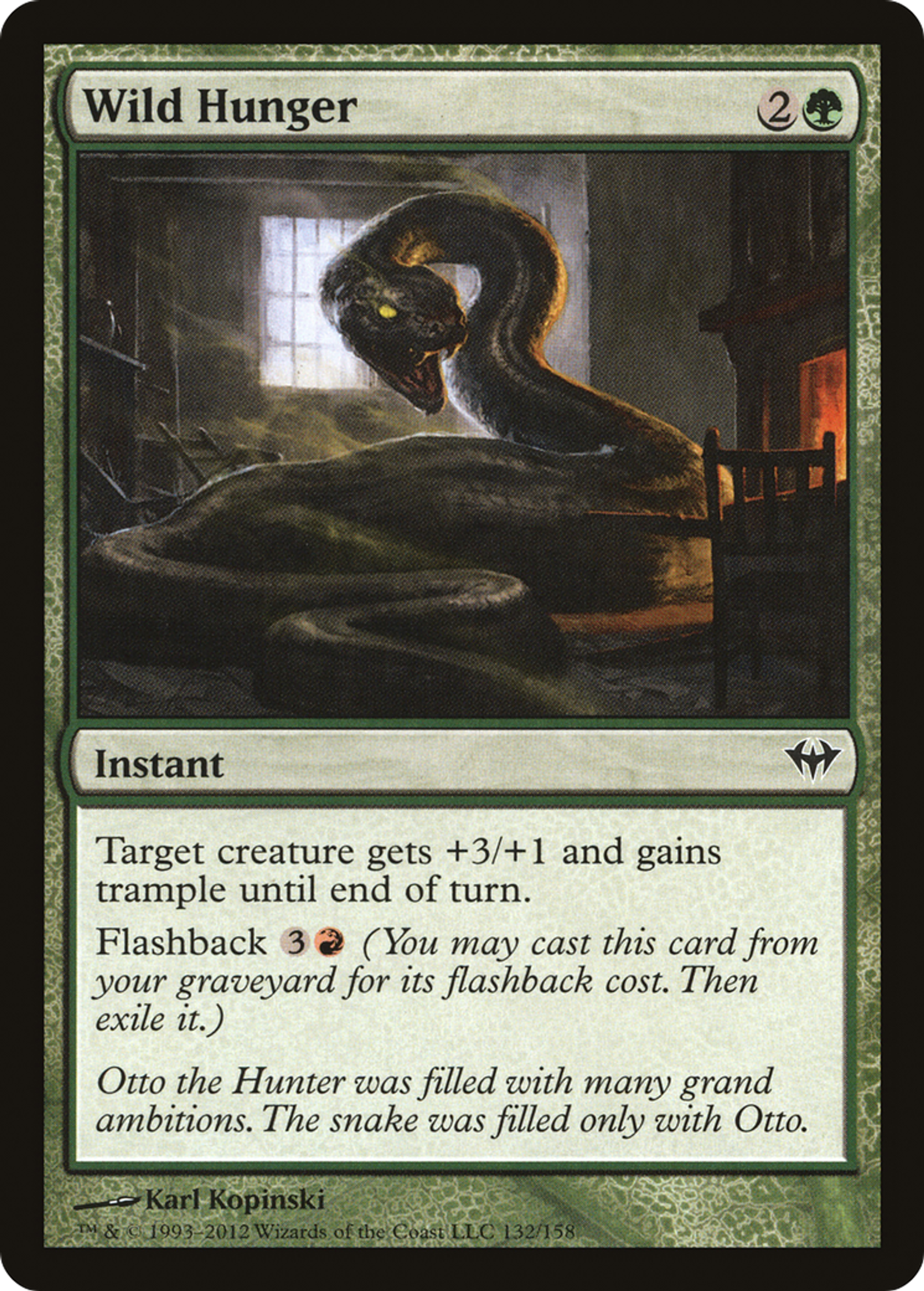 Faim sauvage — Dark Ascension — Magic: The Gathering