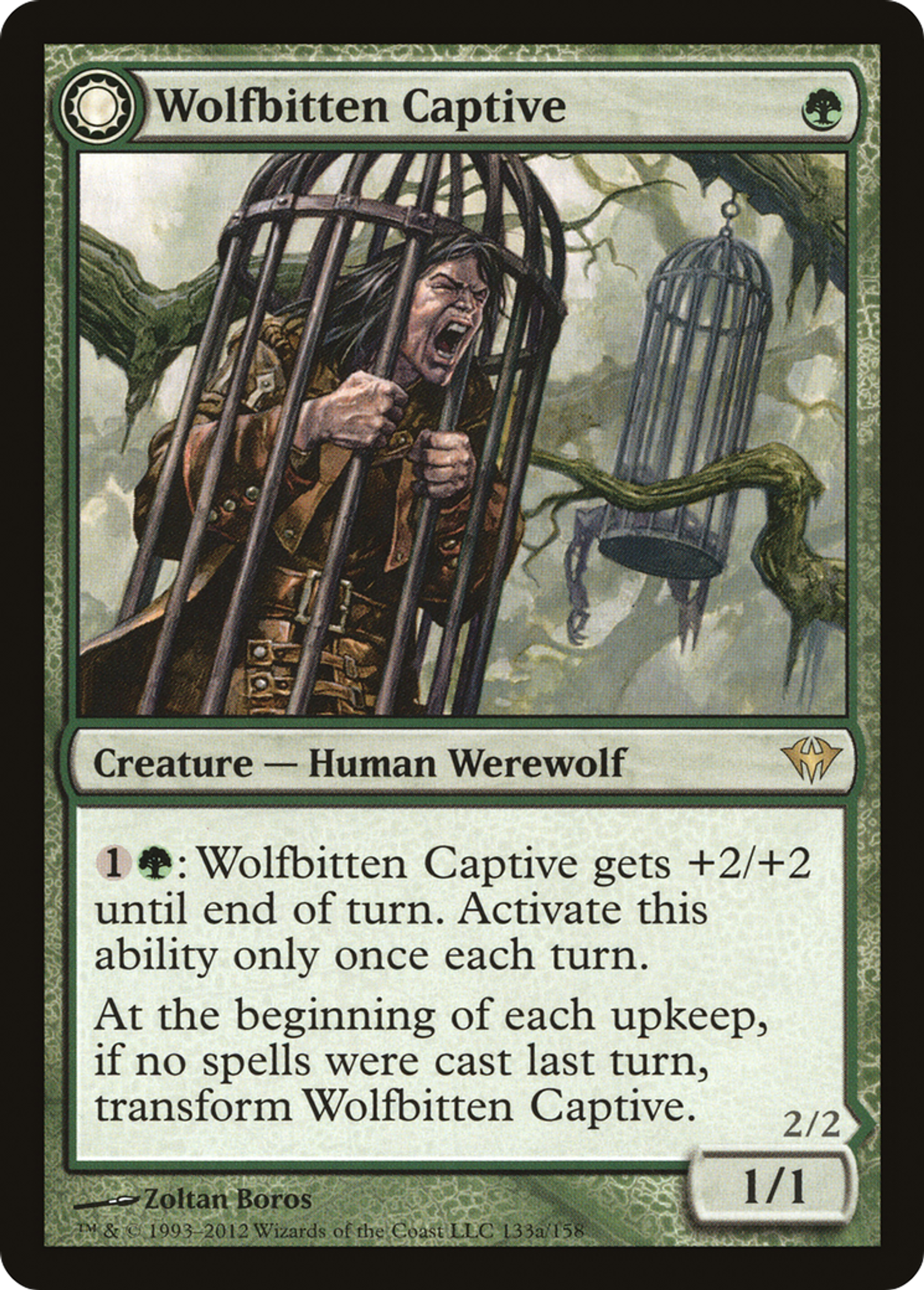 Captif mordu par le loup // Tueur Krallenhorde — Dark Ascension — Magic: The Gathering
