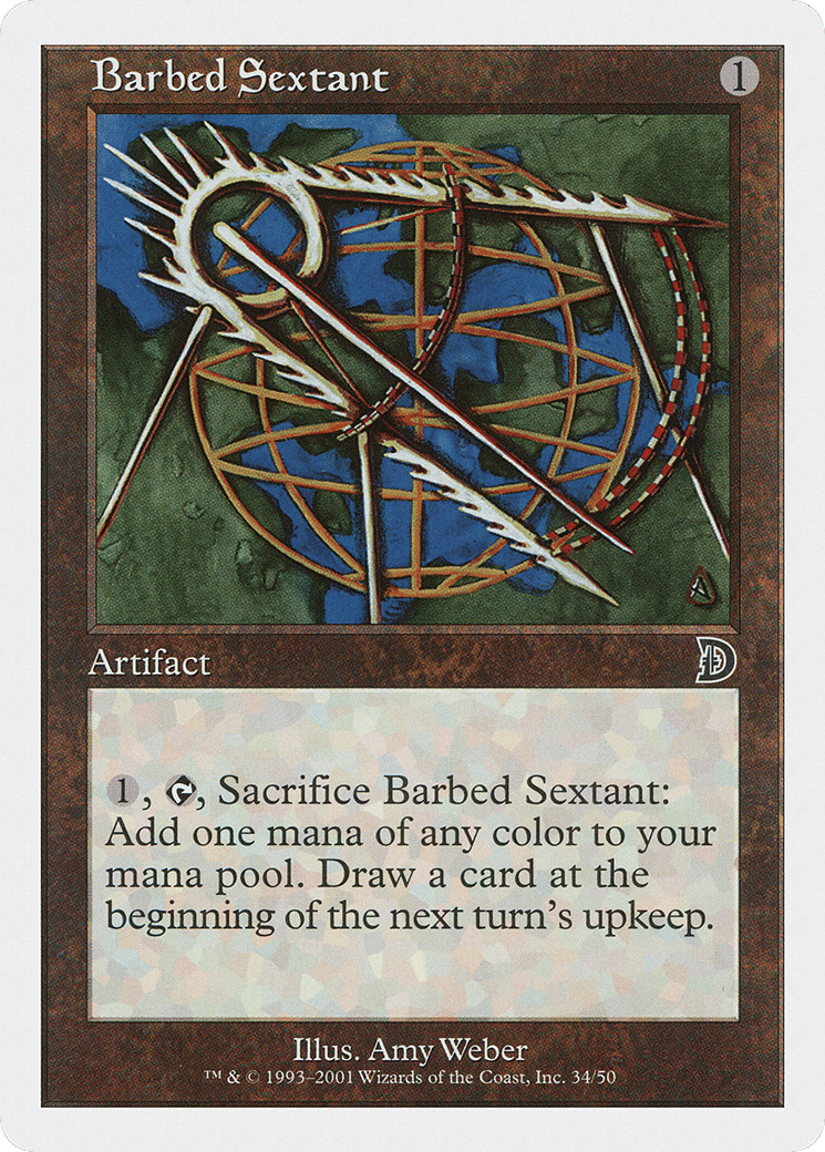 Barbed Sextant — Deckmasters — Magic: The Gathering